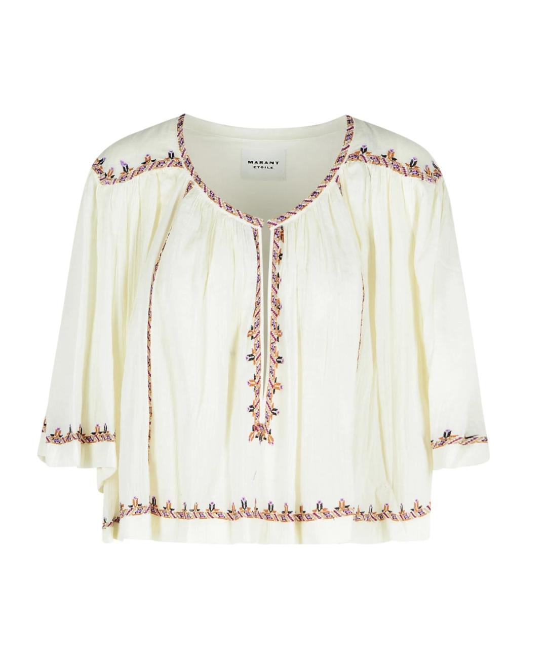 ISABEL MARANT ETOILE Белая хлопковая блузы, фото 1