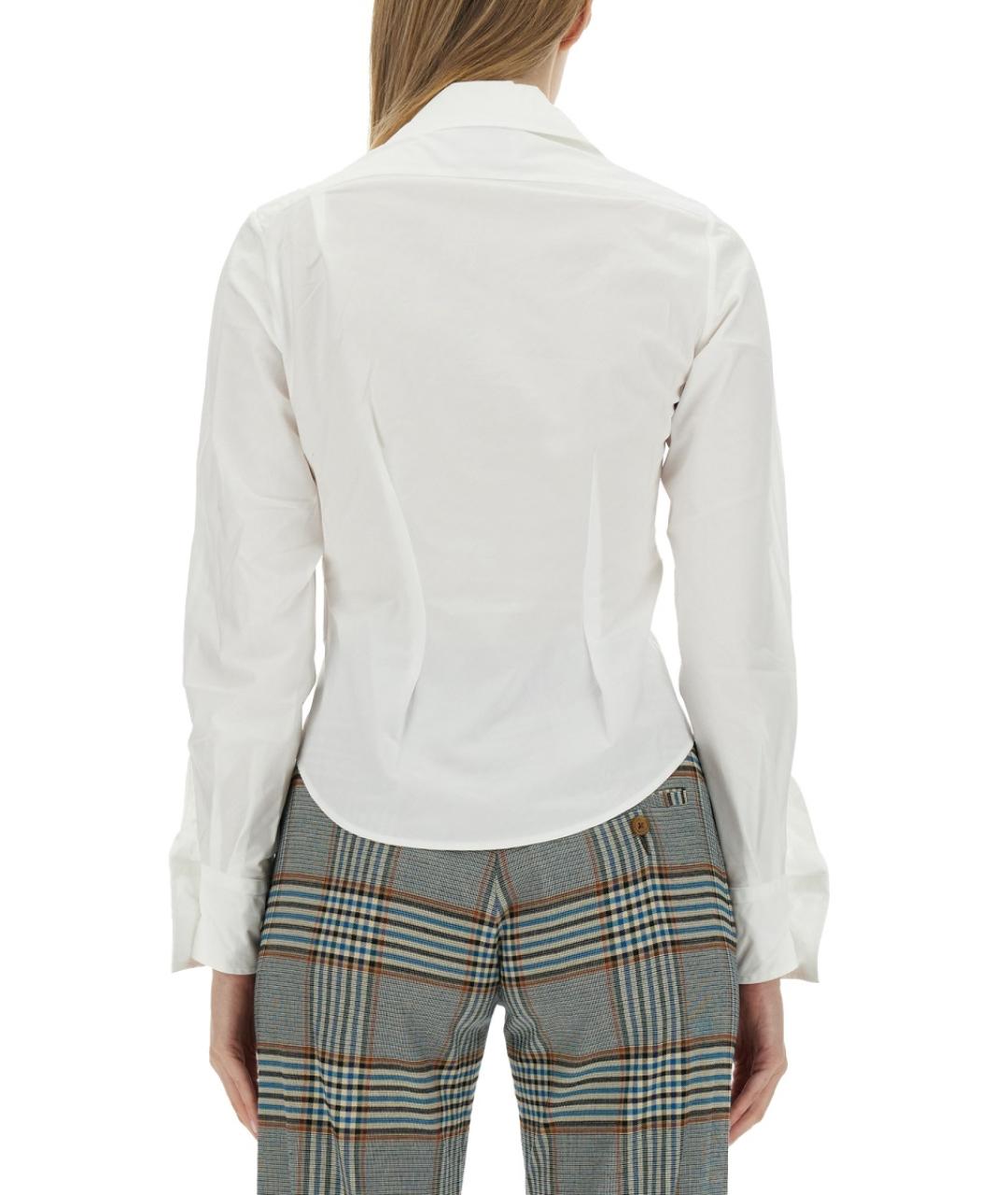 VIVIENNE WESTWOOD Белая хлопковая рубашка, фото 3