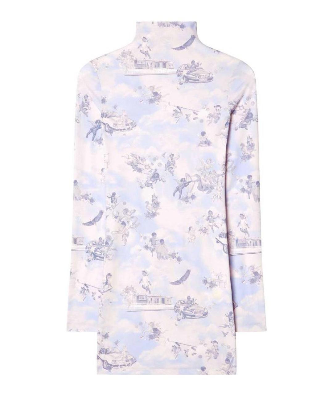 OFF-WHITE Мульти полиамидовое коктейльное платье, фото 1