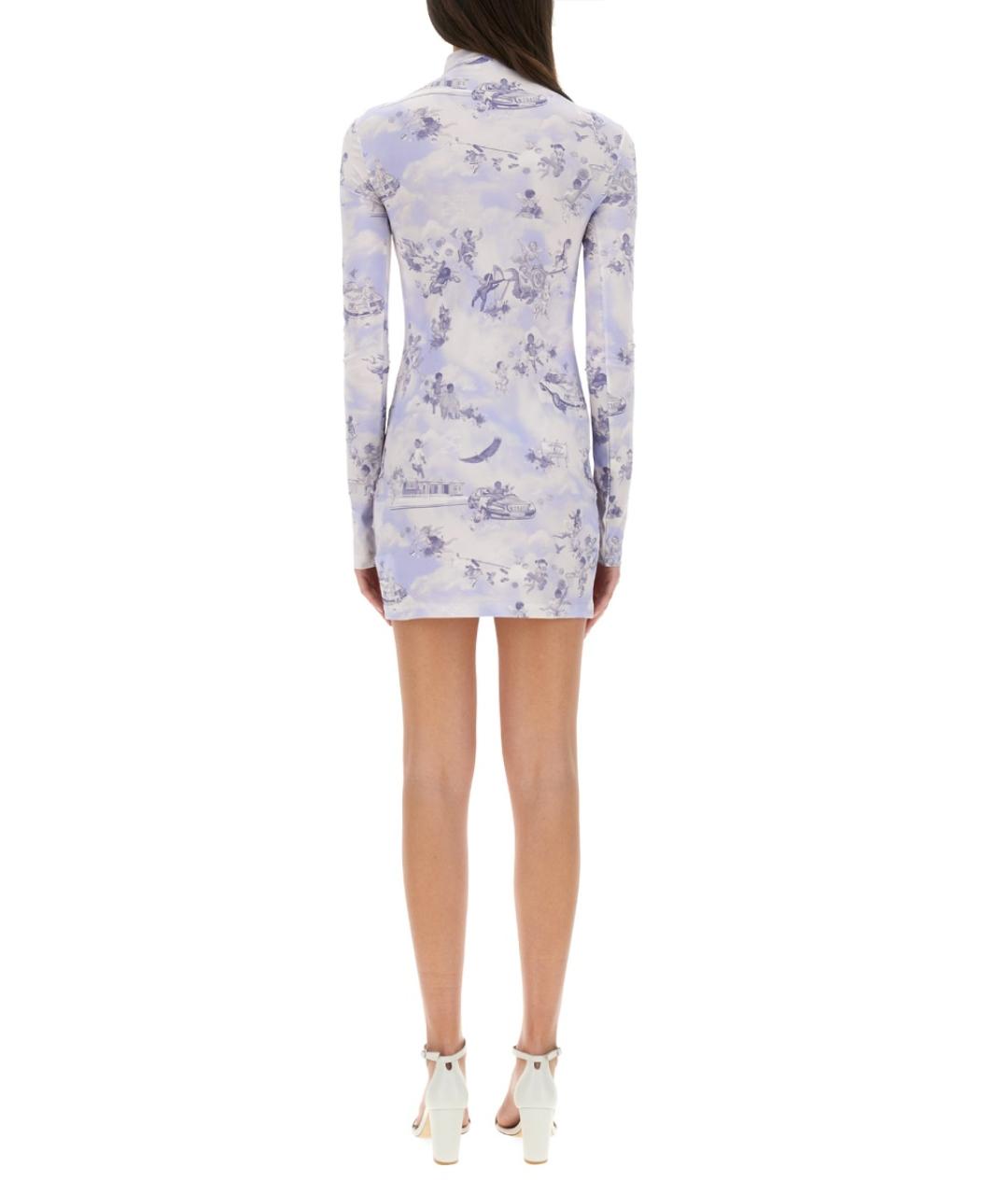 OFF-WHITE Мульти полиамидовое коктейльное платье, фото 4