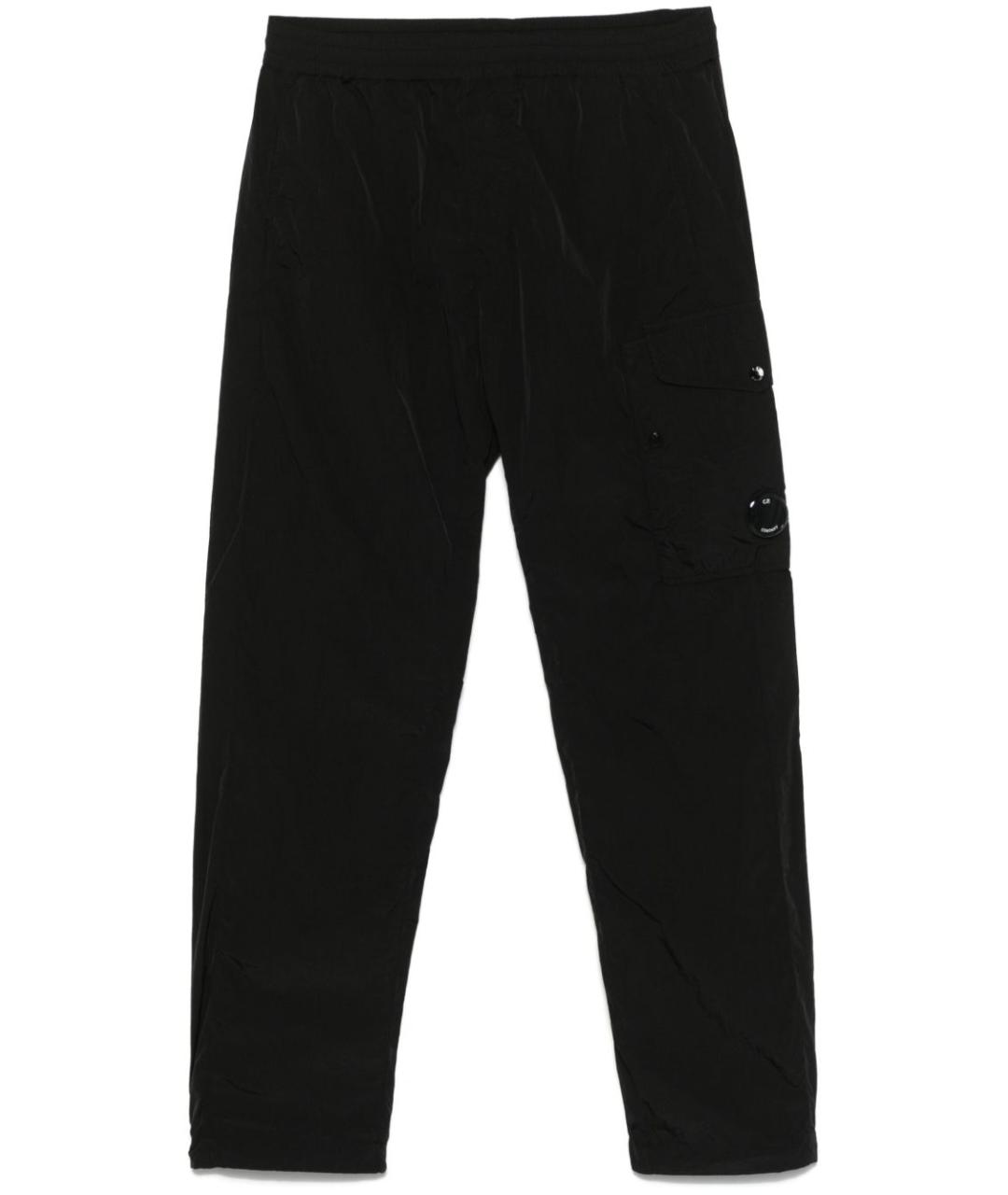 CP COMPANY Черные полиамидовые повседневные брюки, фото 1