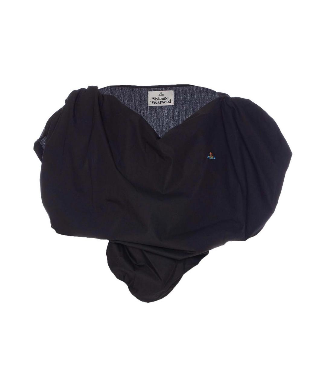 VIVIENNE WESTWOOD Черная хлопковая футболка, фото 1