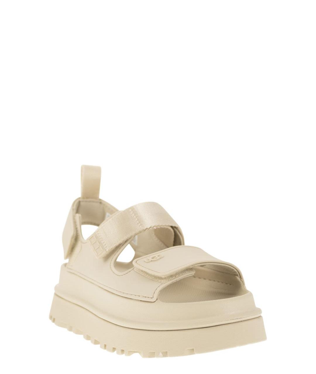UGG AUSTRALIA Бежевые сандалии, фото 2