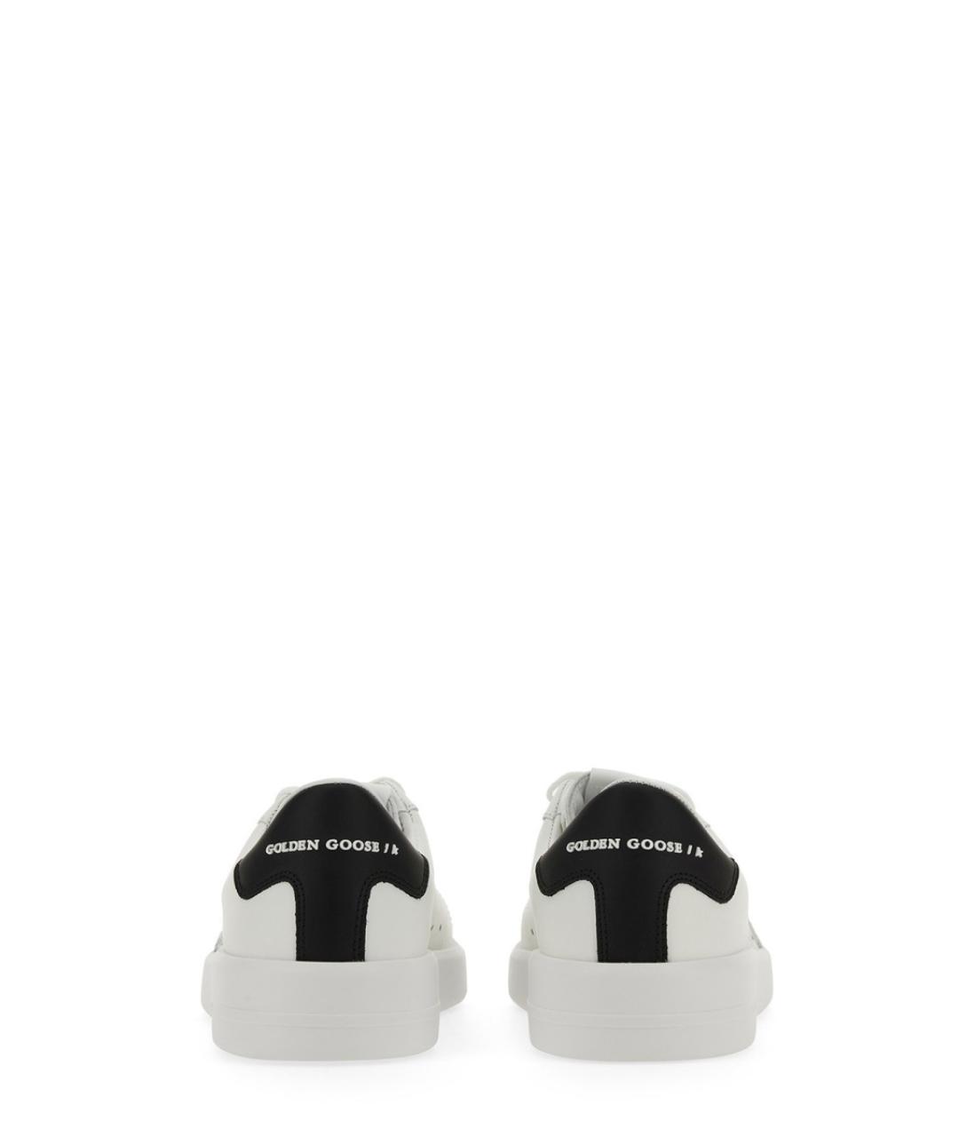 GOLDEN GOOSE DELUXE BRAND Белые кожаные низкие кроссовки / кеды, фото 5
