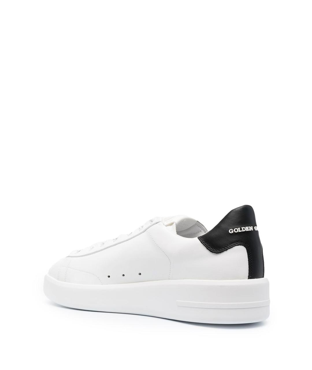 GOLDEN GOOSE DELUXE BRAND Белые кожаные низкие кроссовки / кеды, фото 3