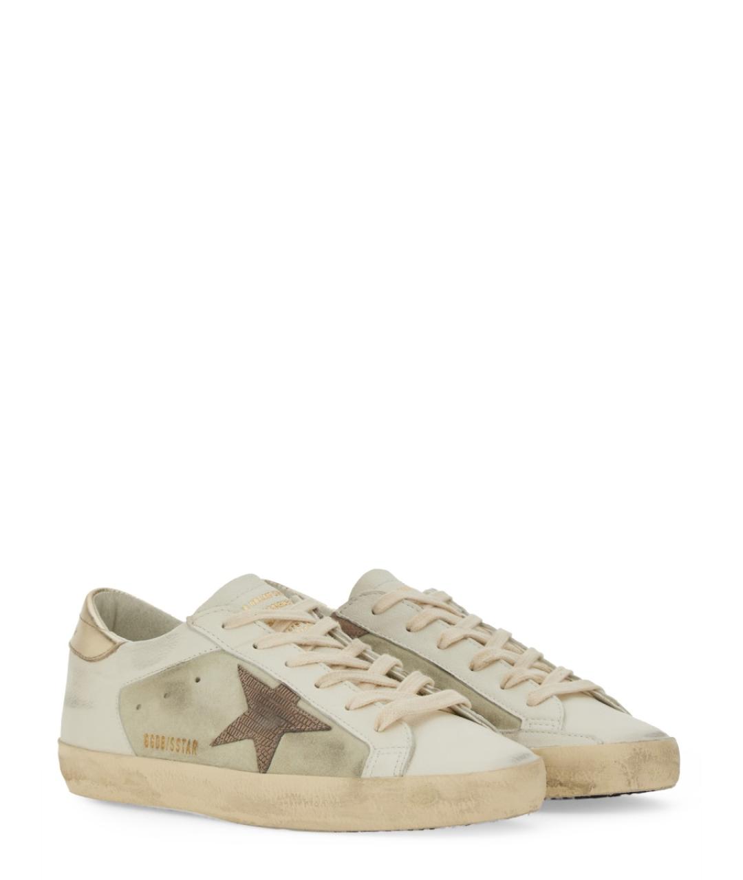 GOLDEN GOOSE DELUXE BRAND Мульти кожаные кеды, фото 2
