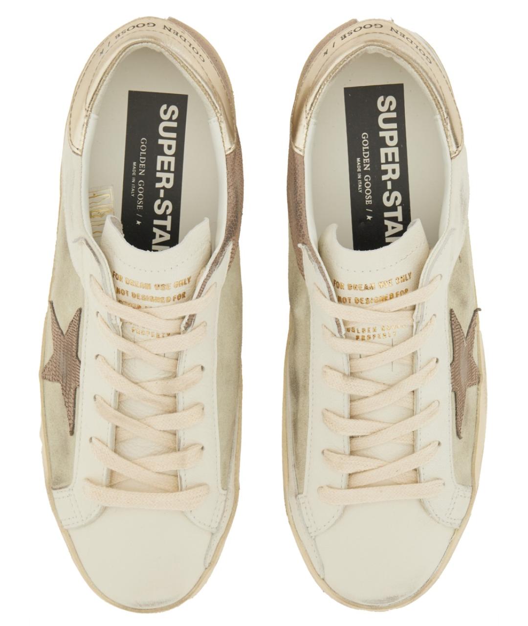 GOLDEN GOOSE DELUXE BRAND Мульти кожаные кеды, фото 4