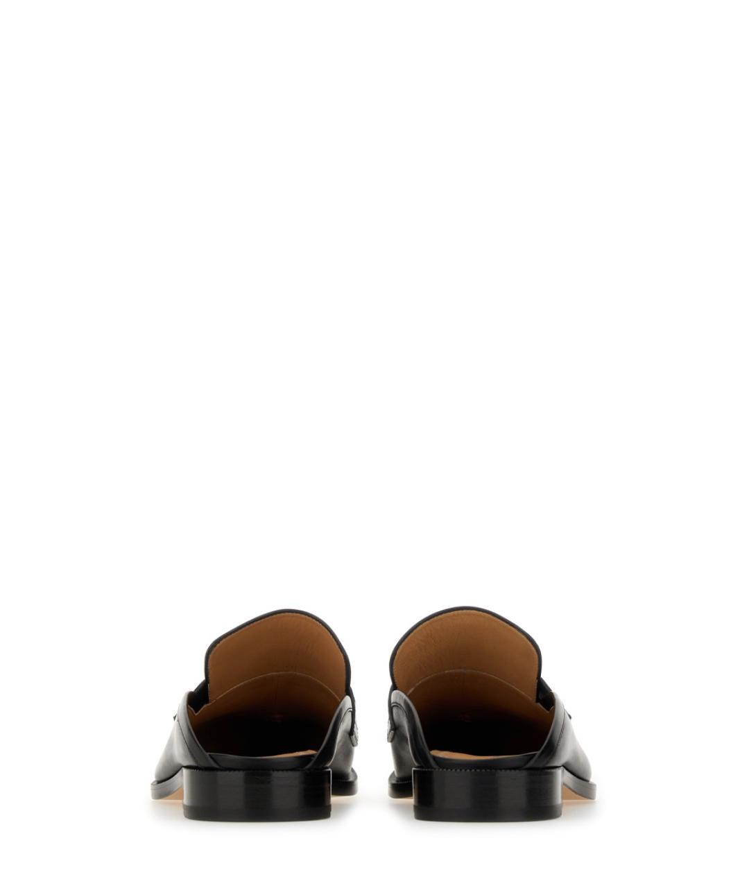 MAISON MARGIELA Черные кожаные лоферы, фото 3