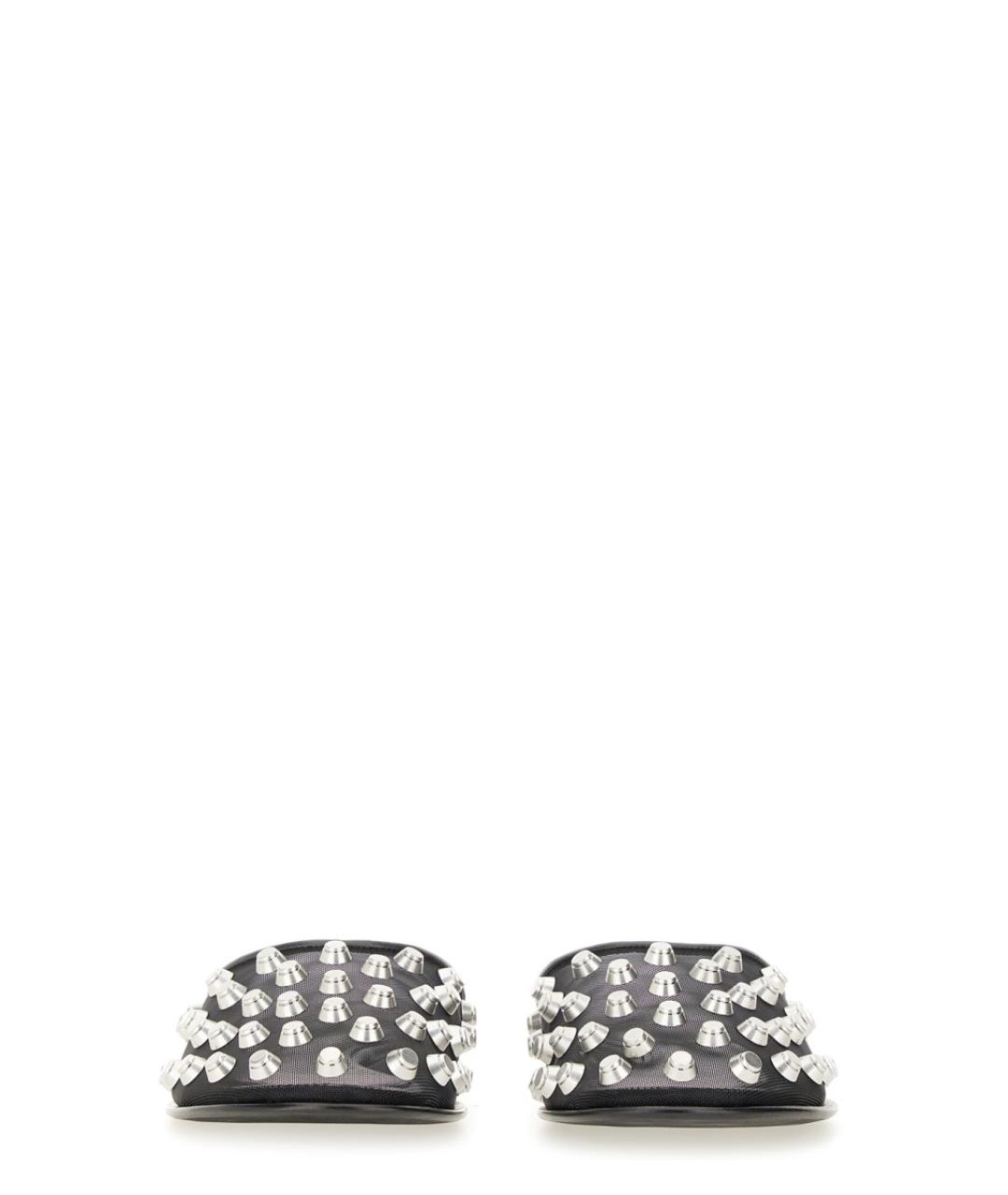 ALEXANDER WANG Черные синтетические шлепанцы, фото 4