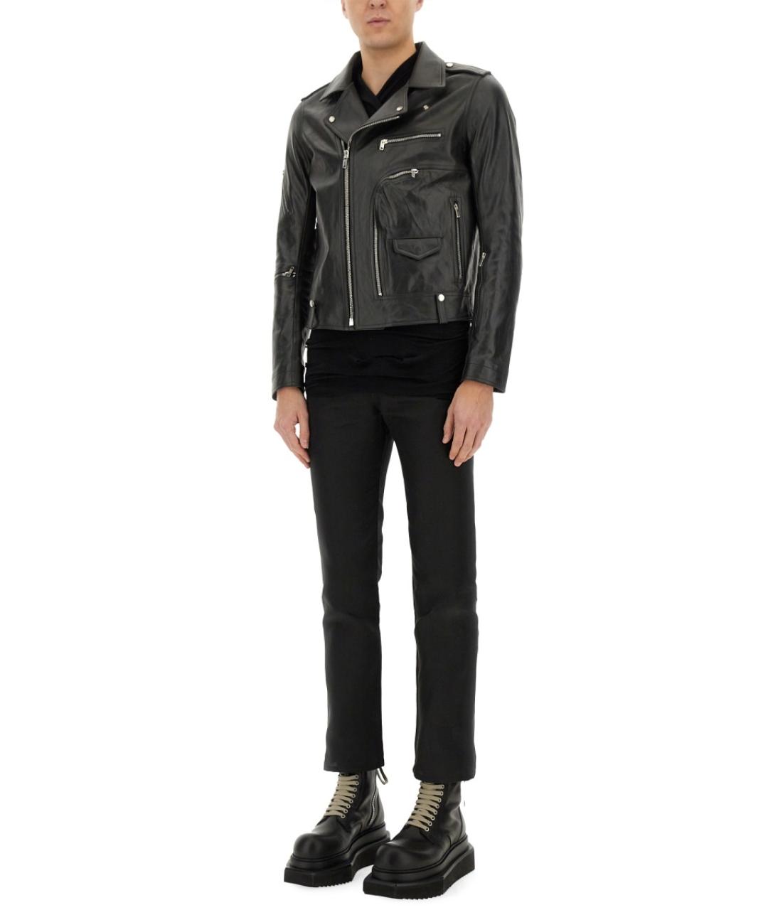 RICK OWENS Черные повседневные брюки, фото 2