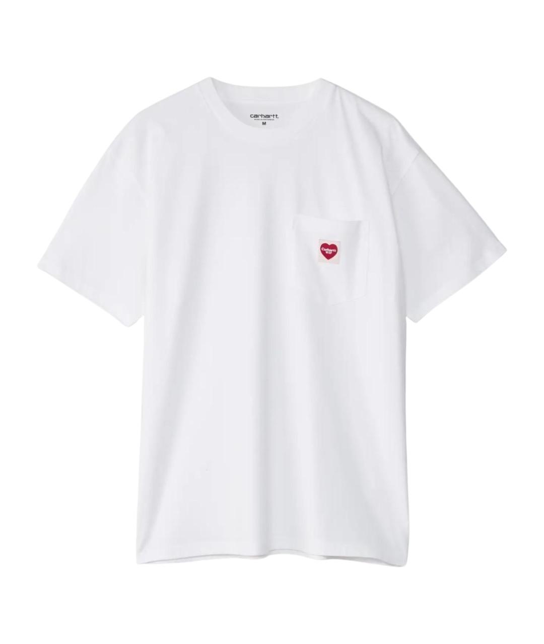CARHARTT WIP Белая хлопковая футболка, фото 1