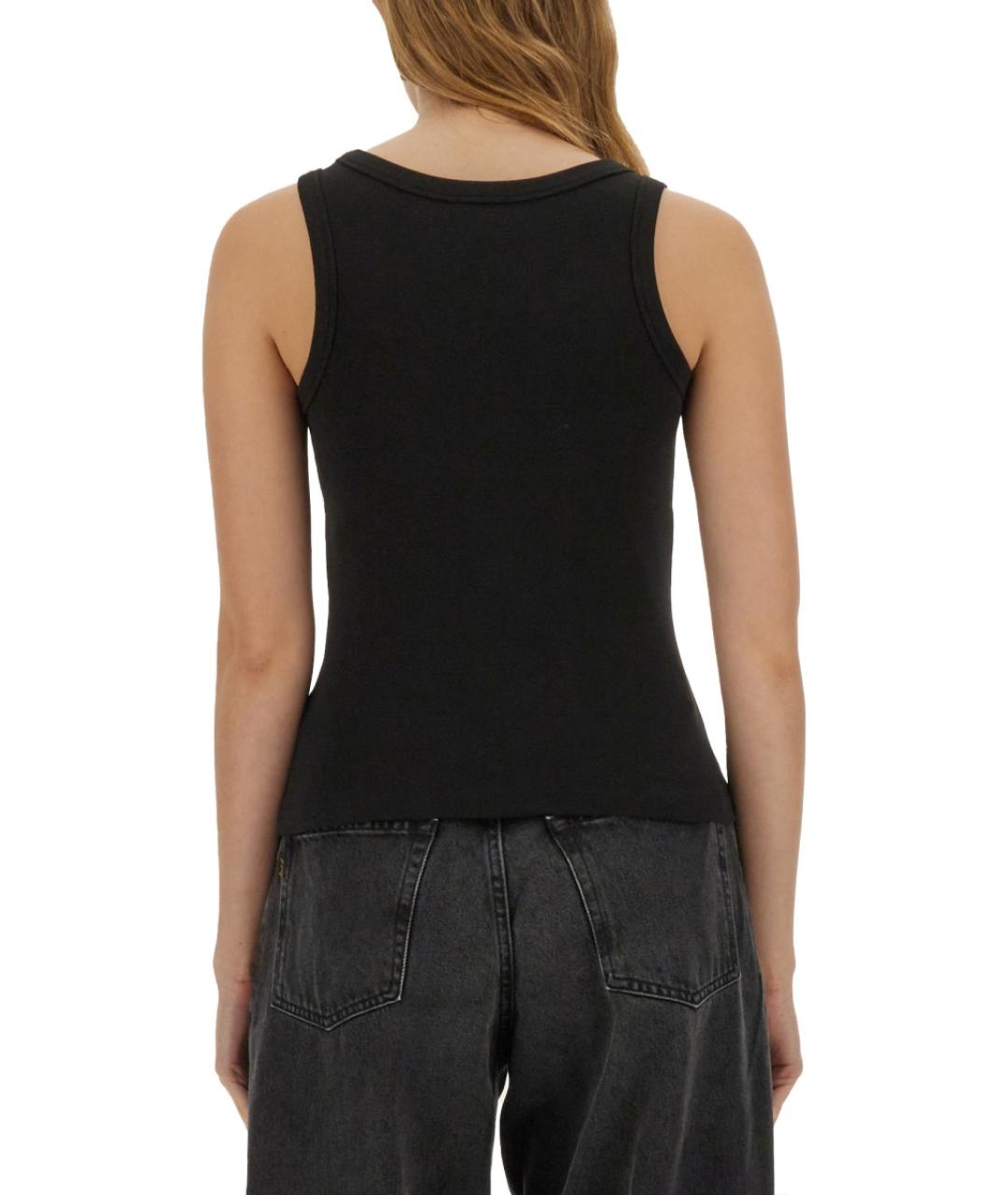 KENZO Черная хлопковая майка, фото 3