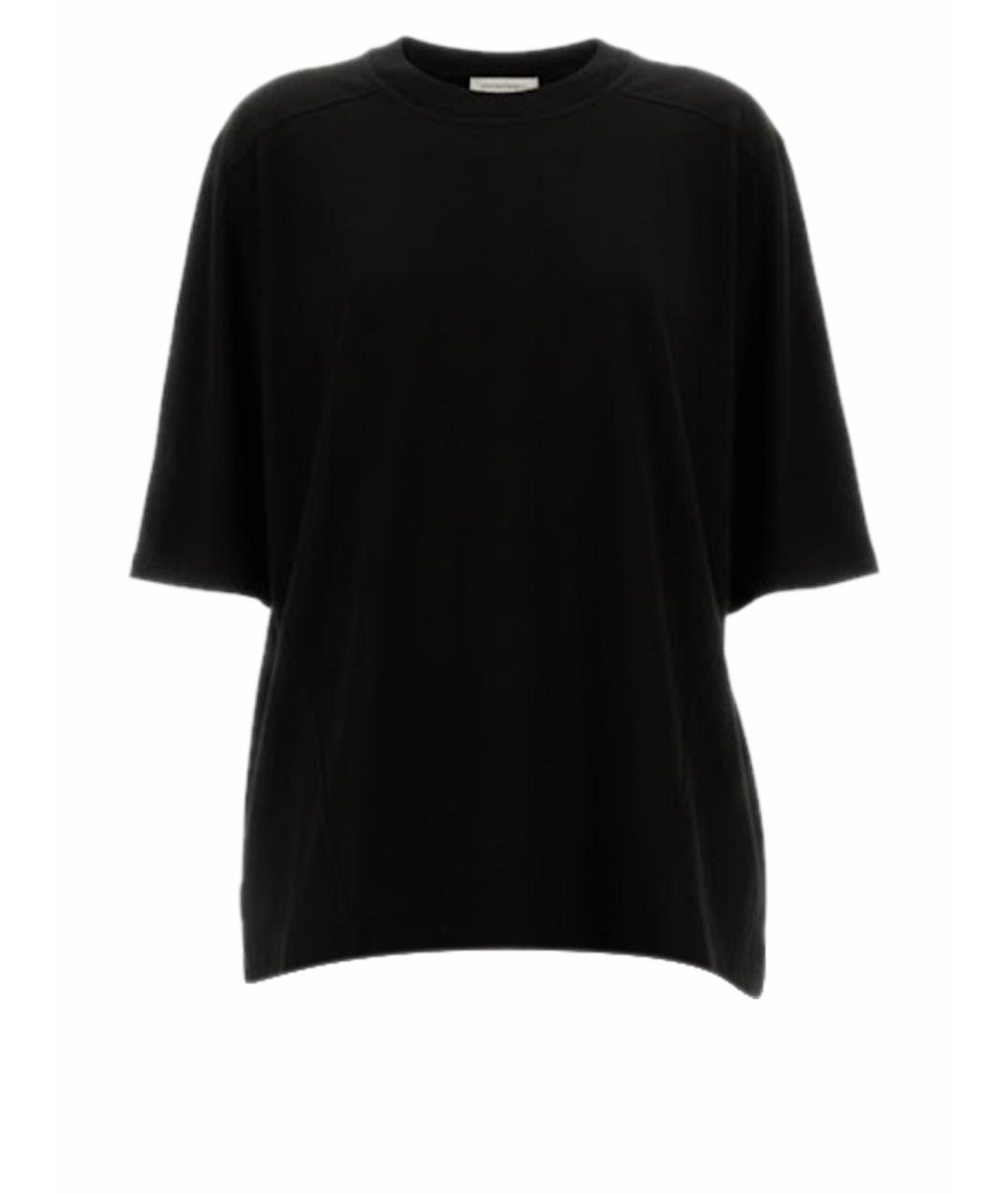 RICK OWENS DRKSHDW Черная хлопковая футболка, фото 1