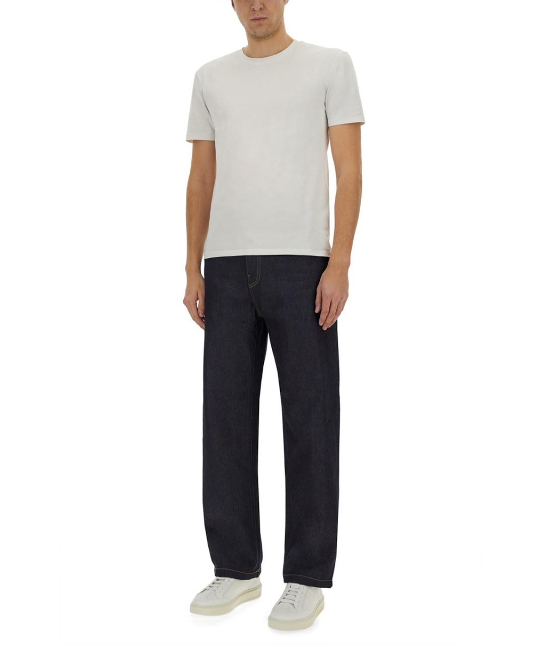 CARHARTT WIP Темно-синие хлопковые прямые джинсы, фото 3