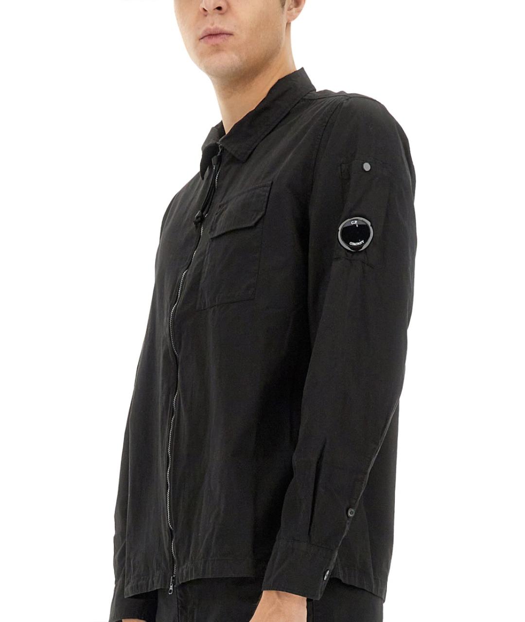 CP COMPANY Черная хлопковая куртка, фото 5