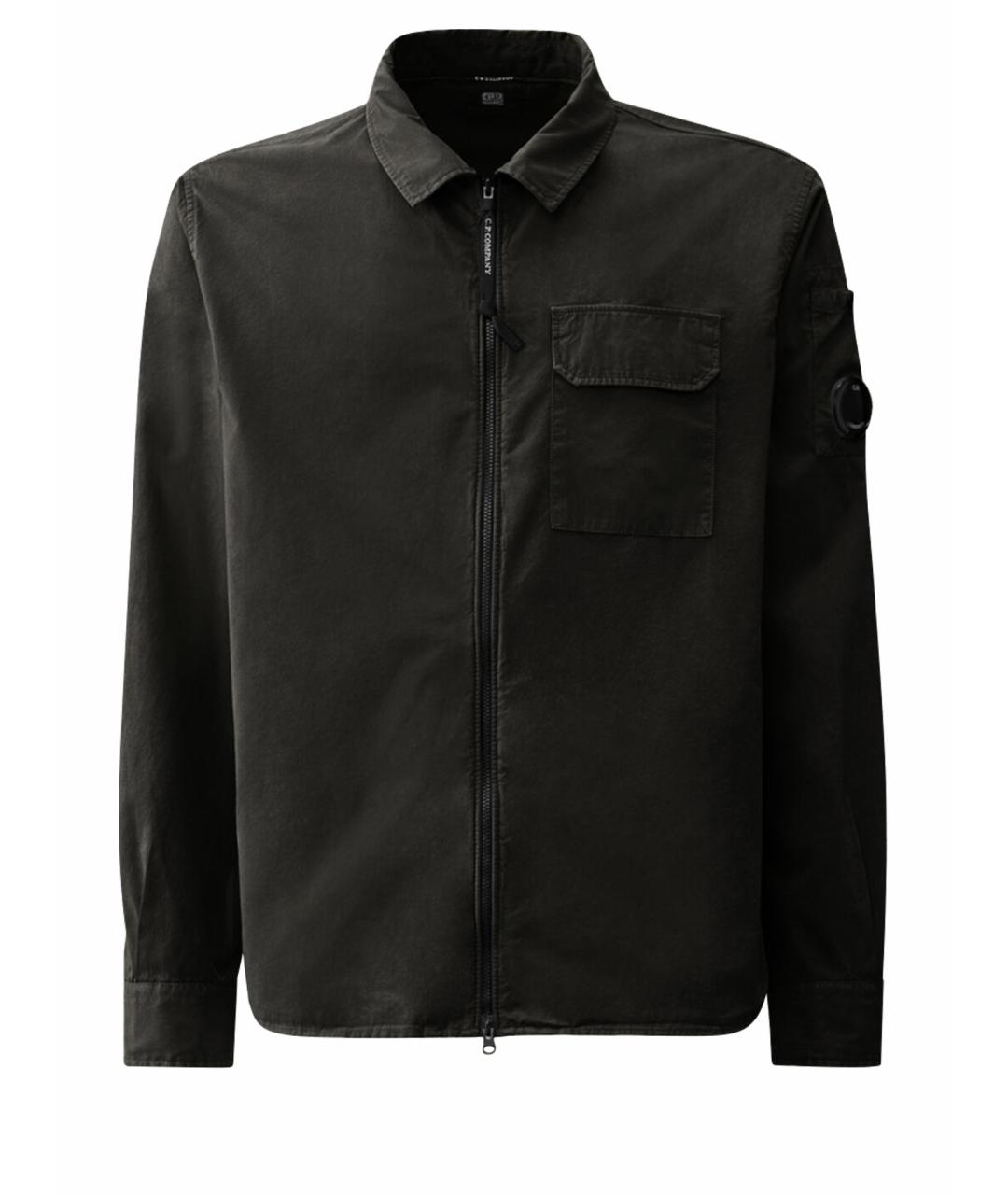 CP COMPANY Черная хлопковая куртка, фото 1