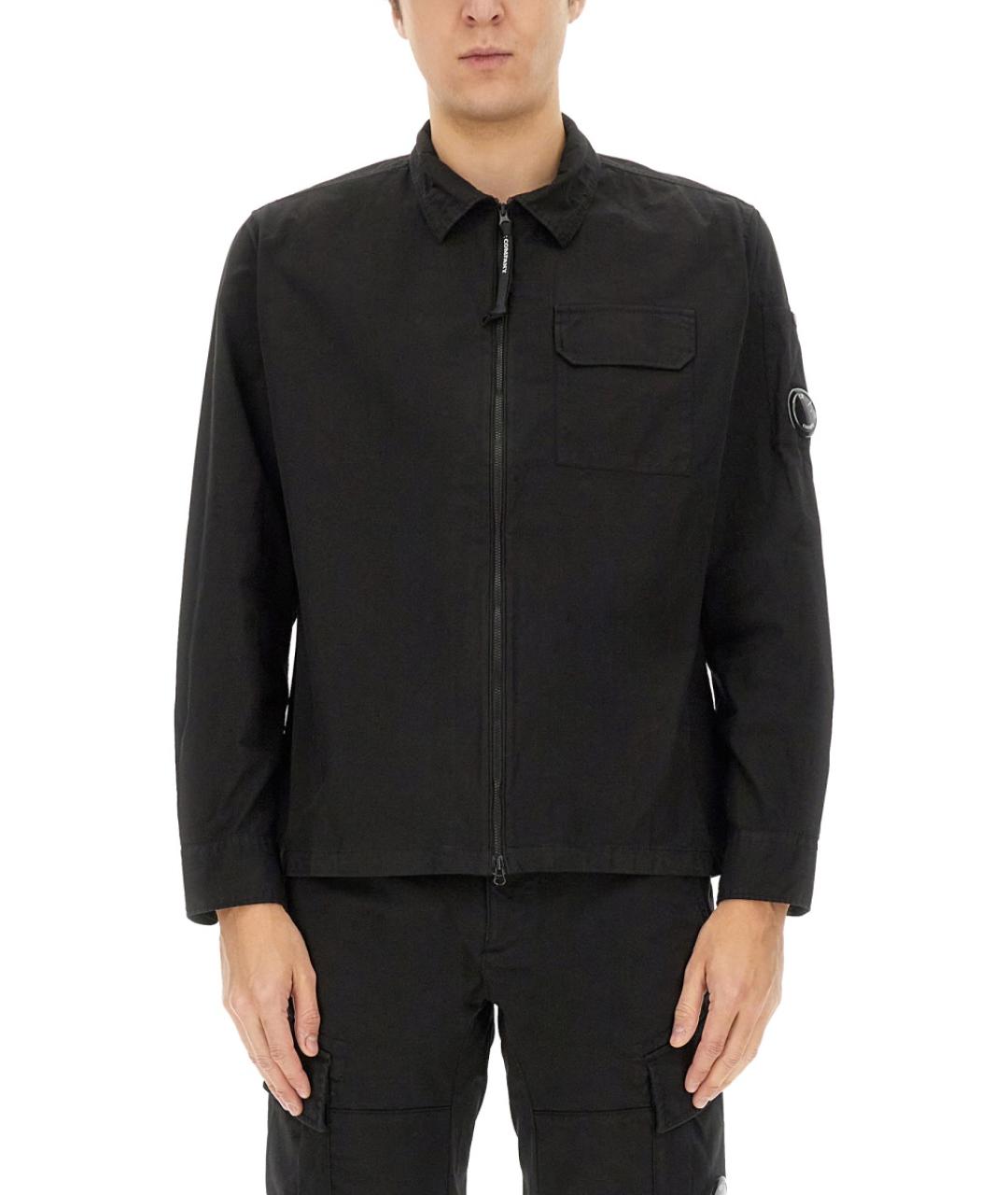 CP COMPANY Черная хлопковая куртка, фото 2