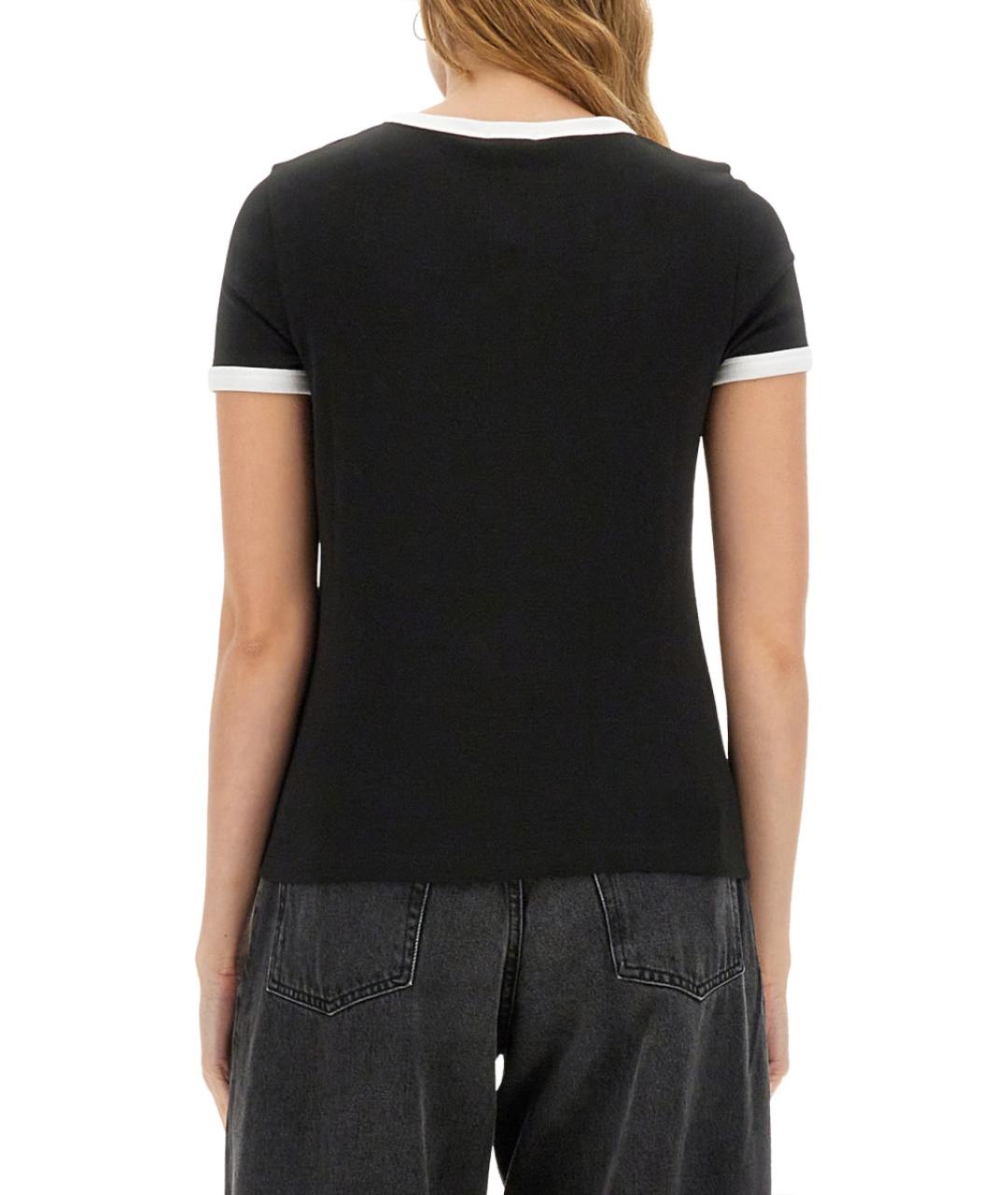 KENZO Черная хлопковая футболка, фото 4