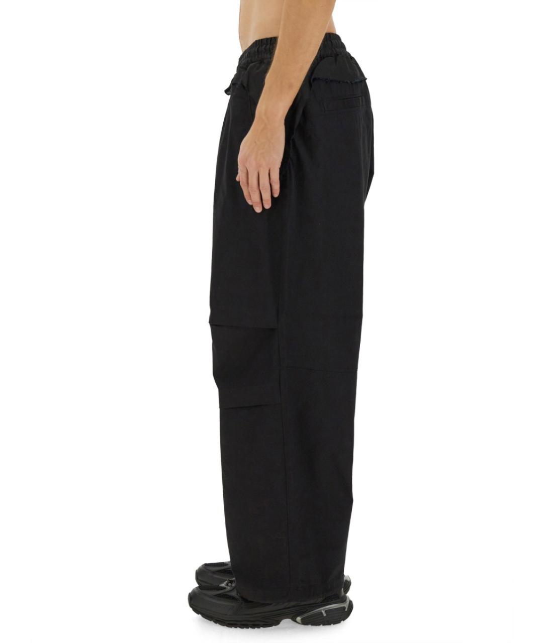 DIESEL Черные хлопковые повседневные брюки, фото 5