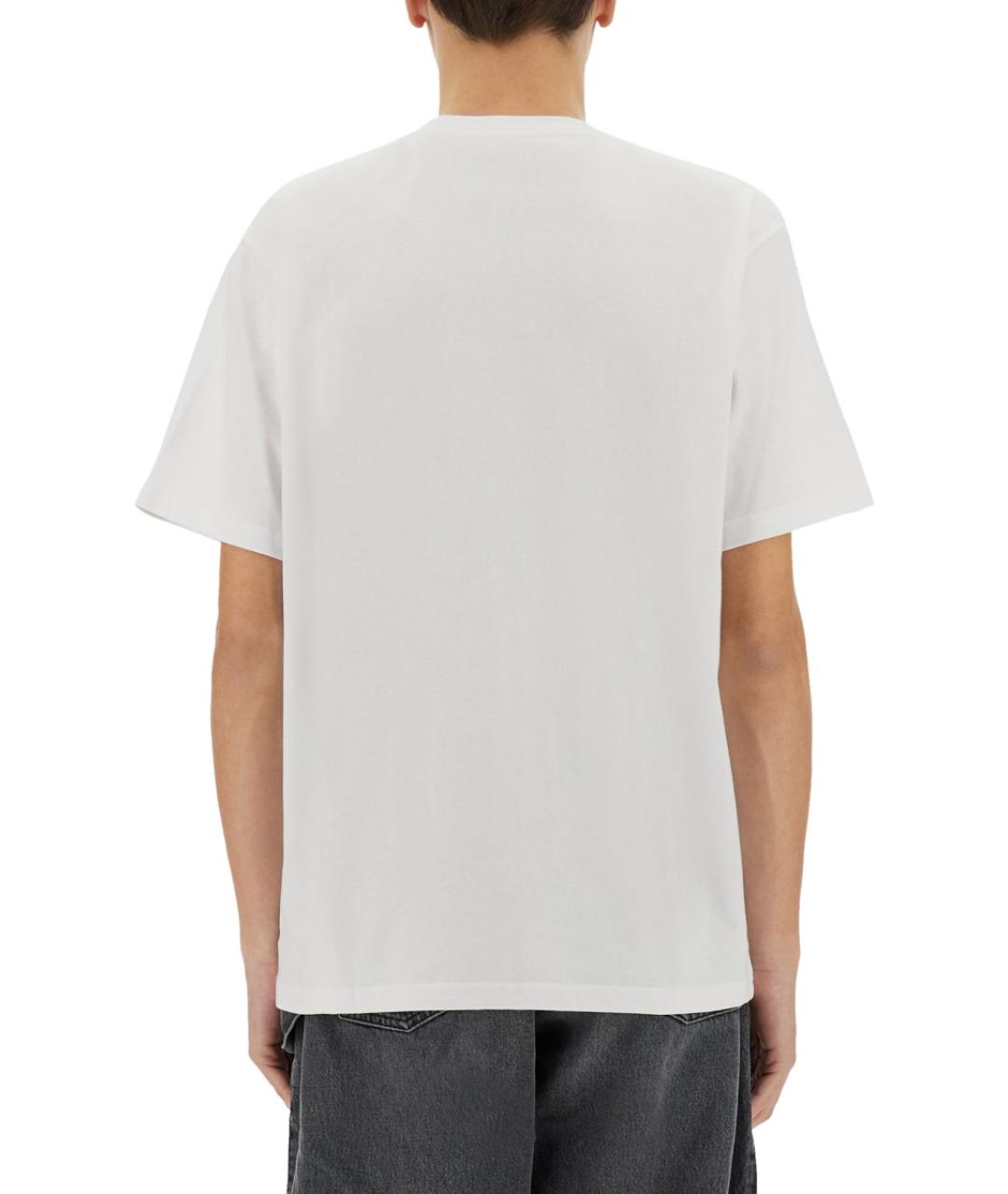 J.W.ANDERSON Белая хлопковая футболка, фото 4