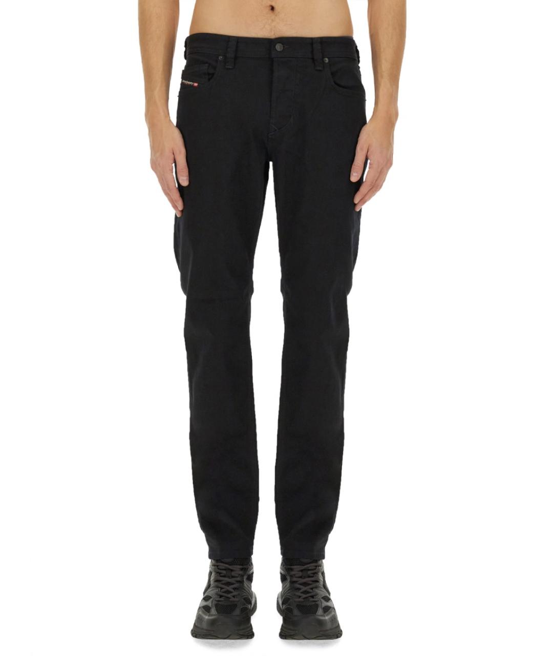 DIESEL Черные хлопковые повседневные брюки, фото 2