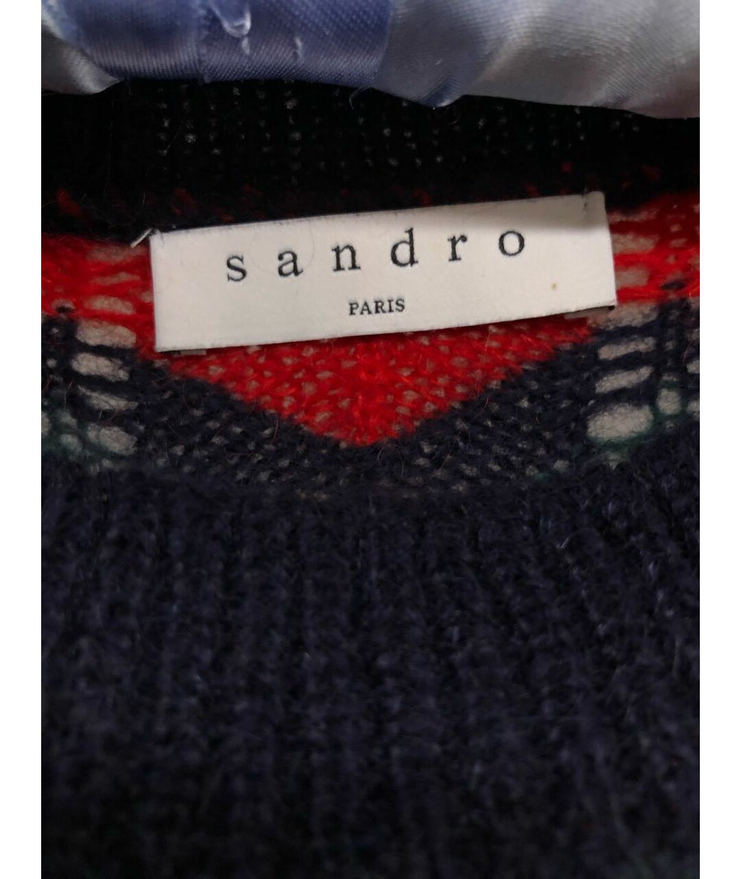 SANDRO Мульти шерстяной джемпер / свитер, фото 3