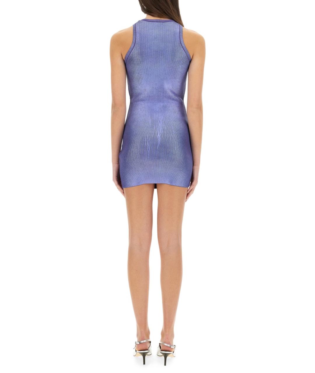 DIESEL Фиолетовое вискозное платье, фото 4