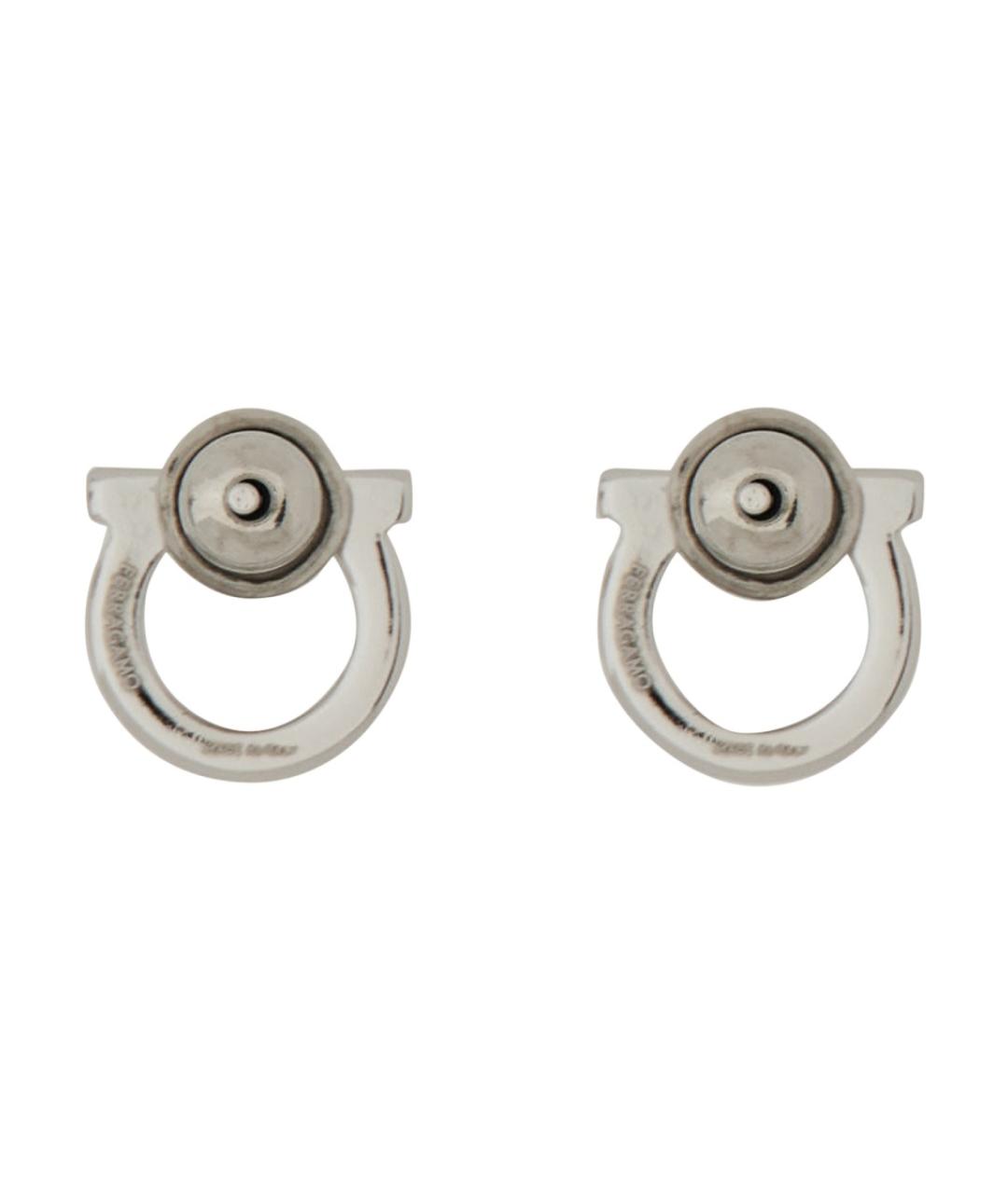 FERRAGAMO Серебряные металлические серьги, фото 2