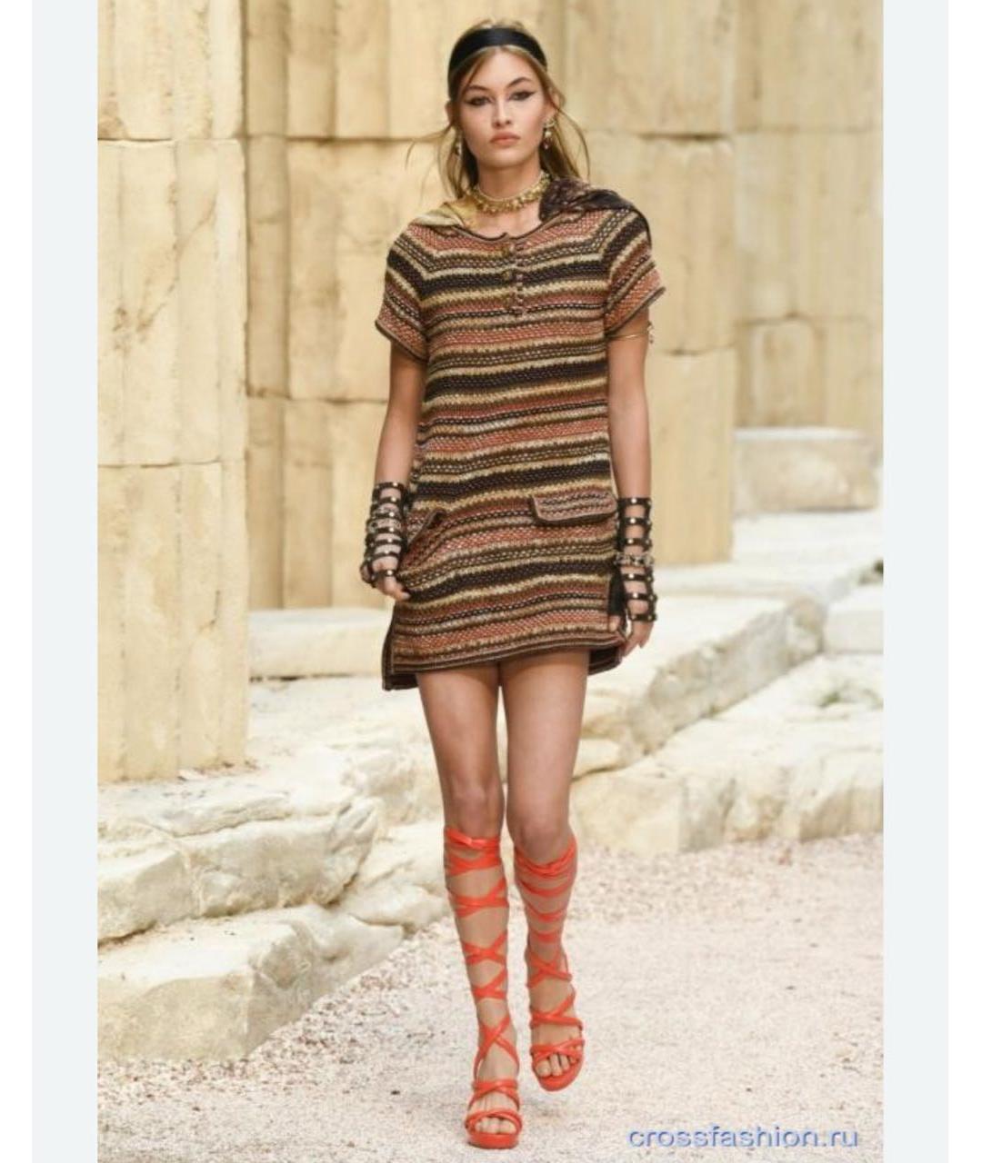 CHANEL Мульти повседневное платье, фото 3
