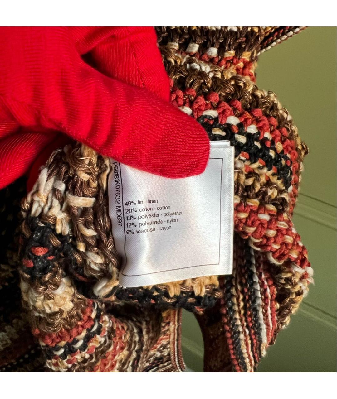 CHANEL Мульти повседневное платье, фото 7