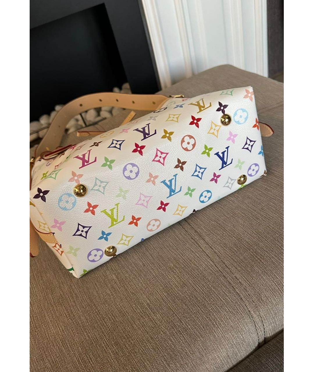 LOUIS VUITTON Белая сумка тоут, фото 6