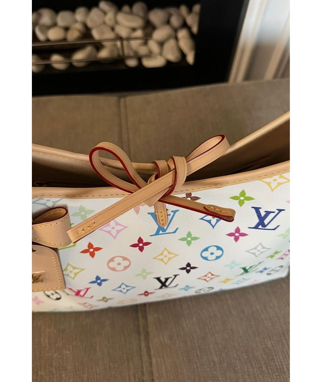 LOUIS VUITTON Белая сумка тоут, фото 5