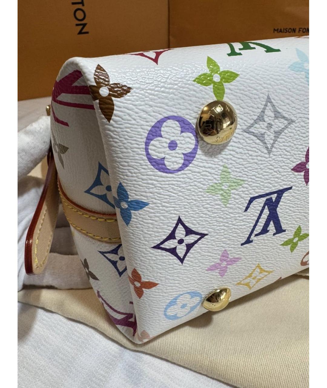 LOUIS VUITTON Белая сумка тоут, фото 7