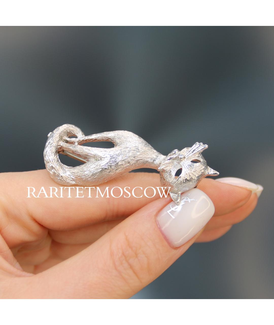 MONET Серебряная с серебряным покрытием булавка / брошь, фото 4