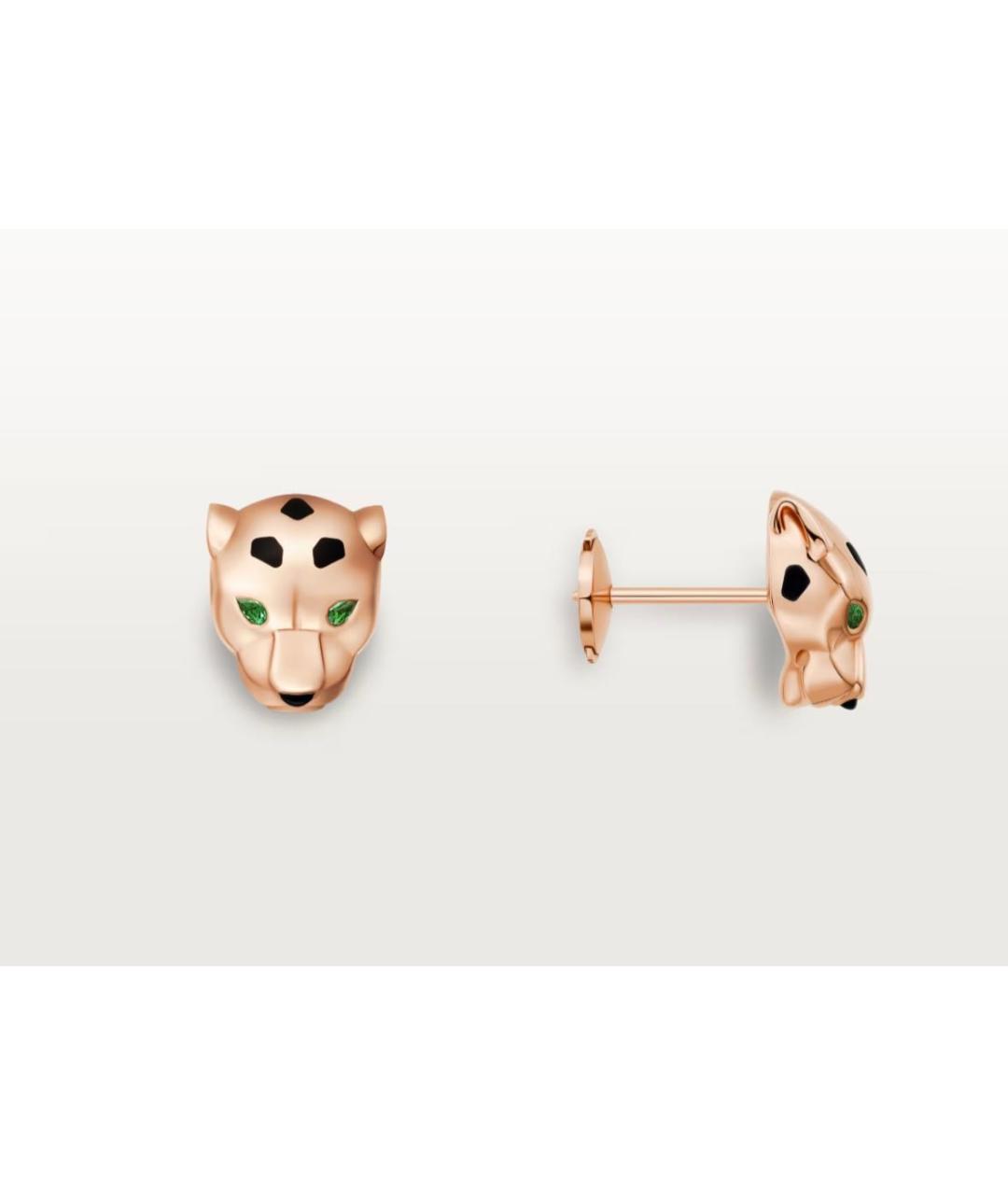 CARTIER Золотые серьги из розового золота, фото 2