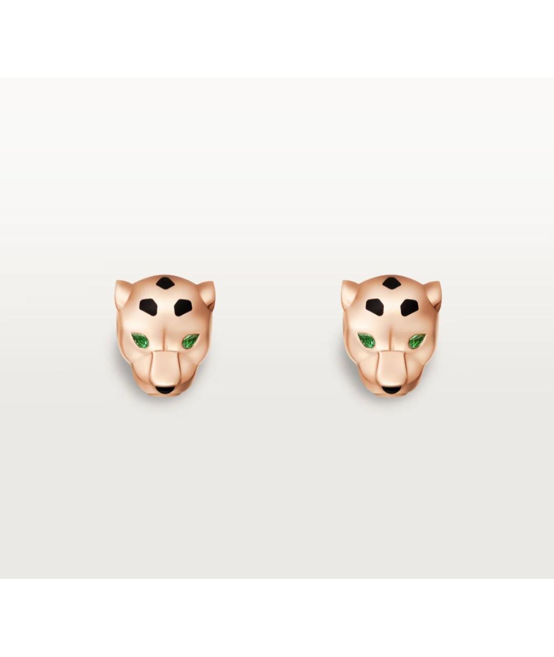 CARTIER Золотые серьги из розового золота, фото 6
