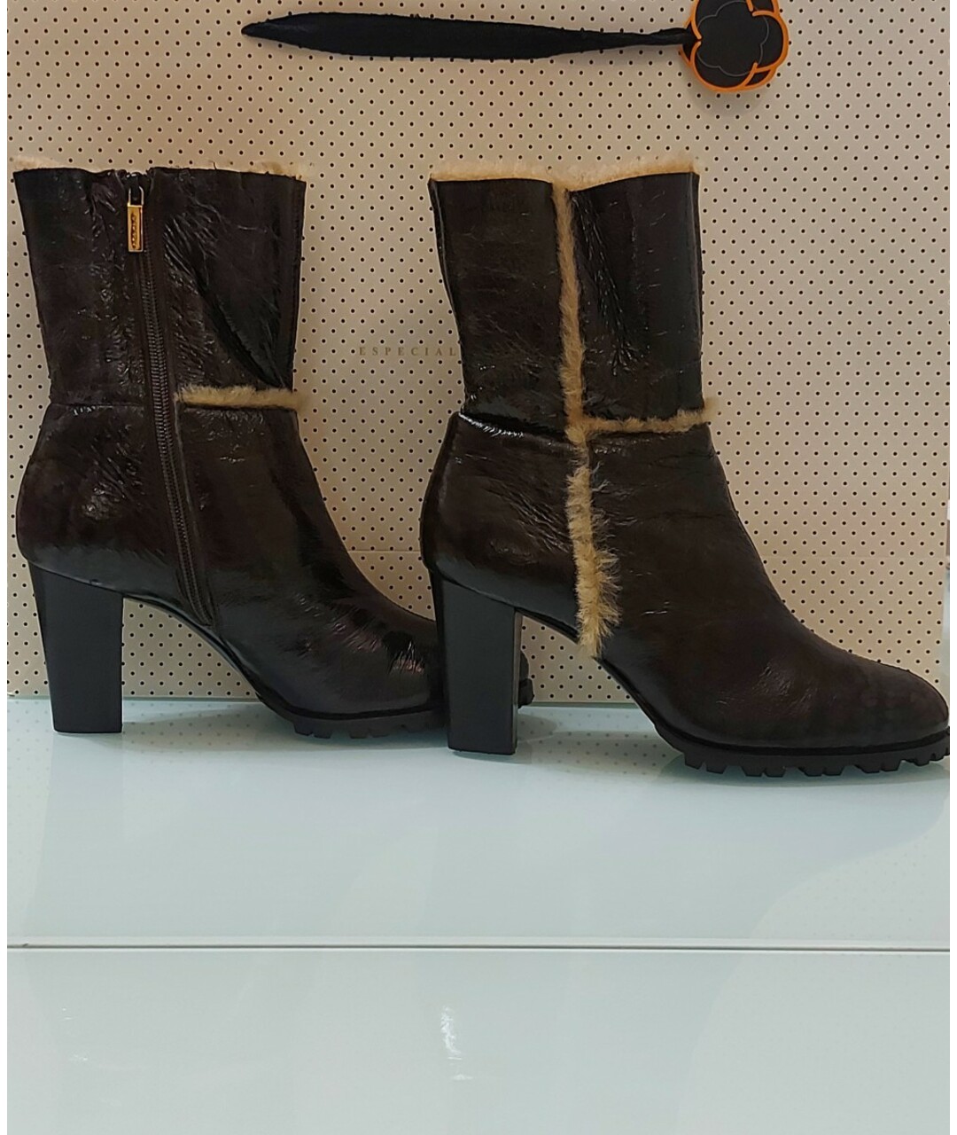 CASADEI Черные ботильоны из лакированной кожи, фото 5