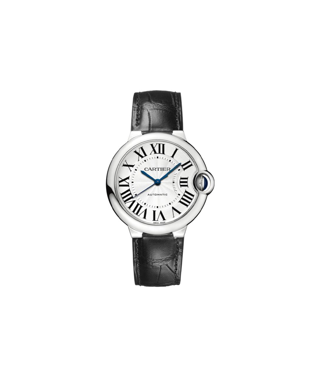 CARTIER Черные часы, фото 1