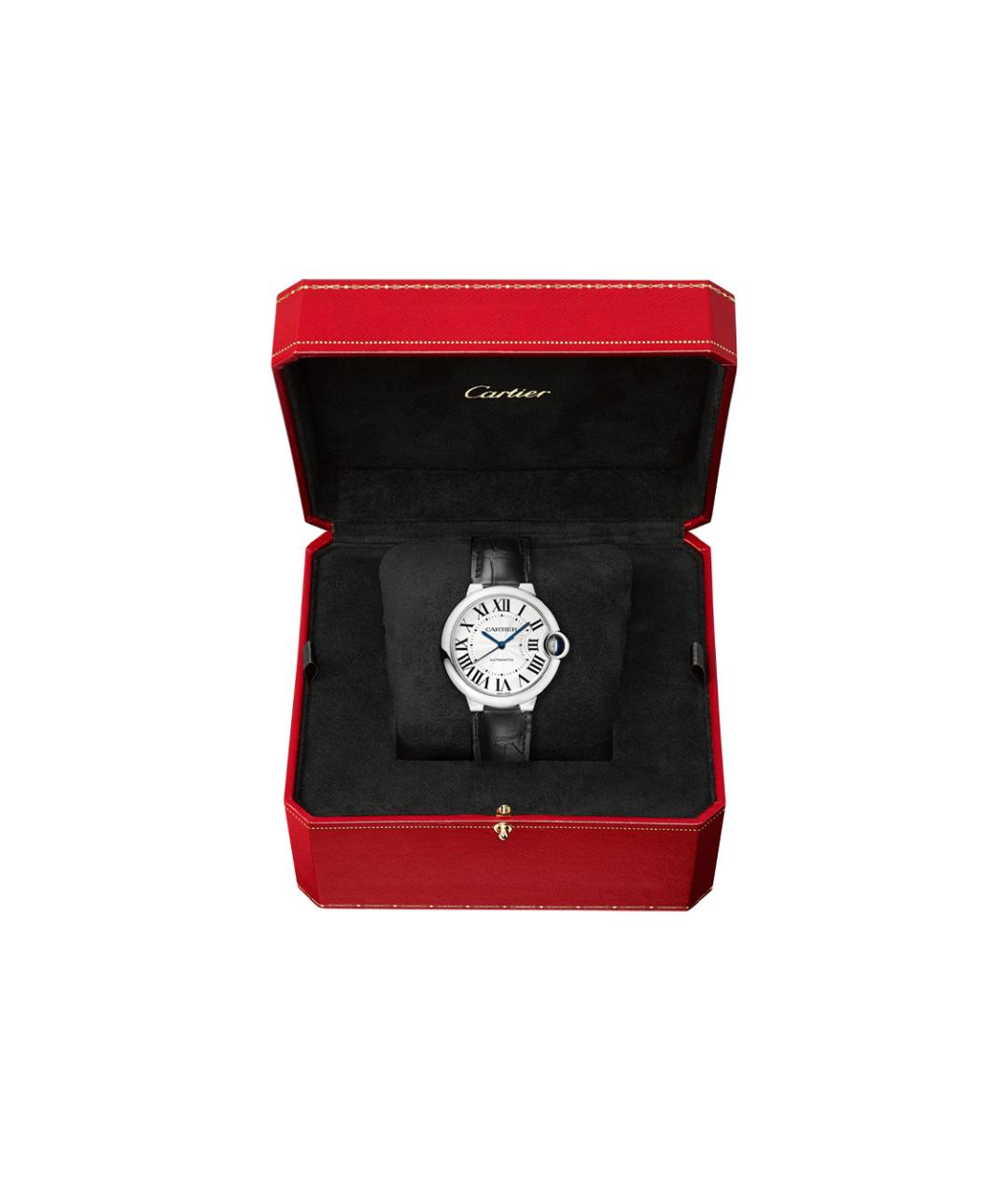 CARTIER Черные часы, фото 4