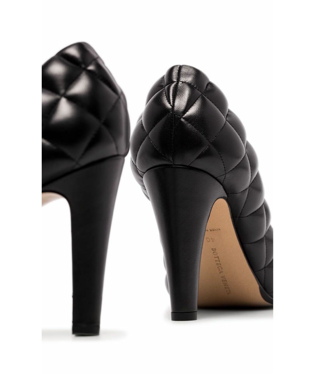 BOTTEGA VENETA Черные кожаные туфли, фото 3