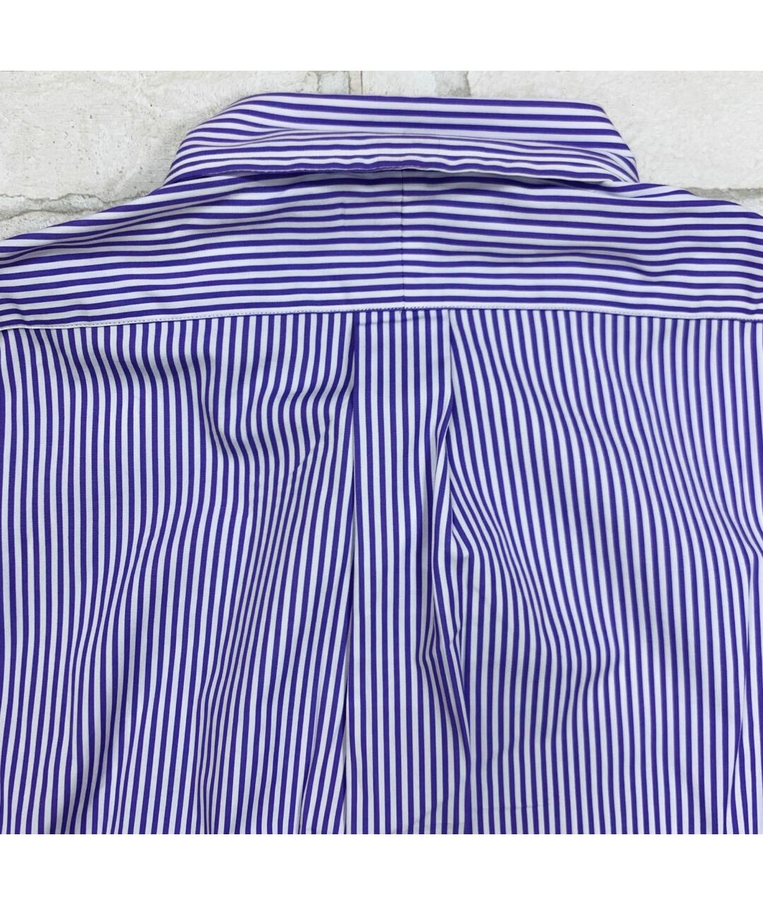RALPH LAUREN Фиолетовая хлопковая классическая рубашка, фото 7
