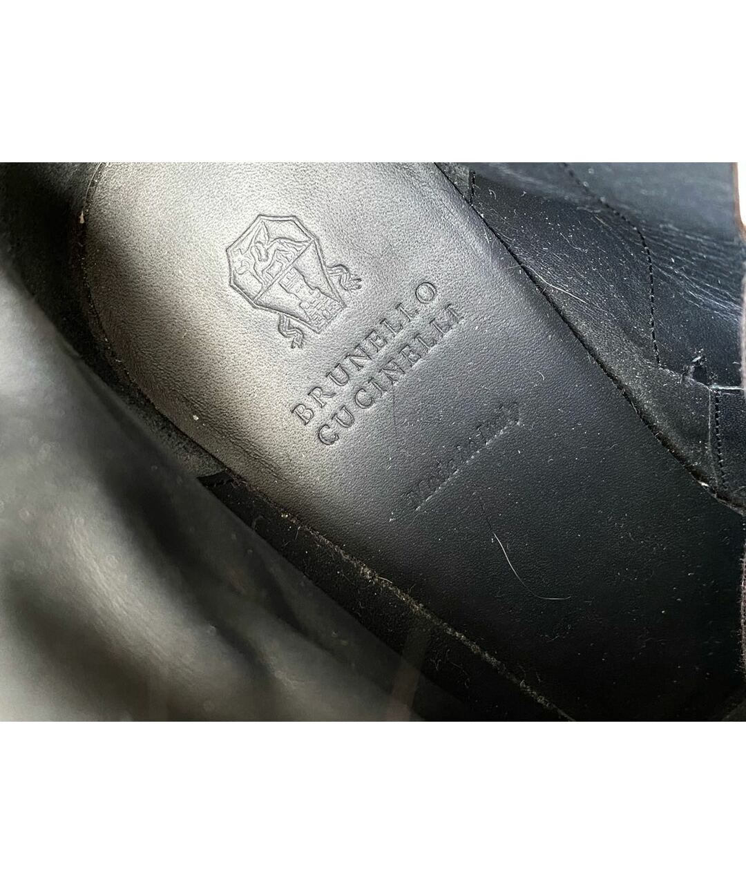 BRUNELLO CUCINELLI Коричневые кожаные сапоги, фото 6