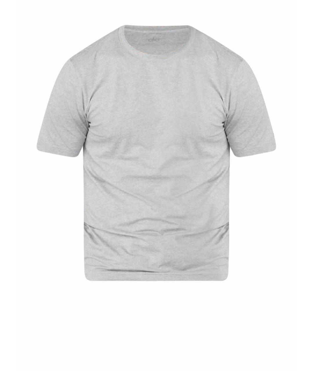 ALO YOGA Серая футболка, фото 1