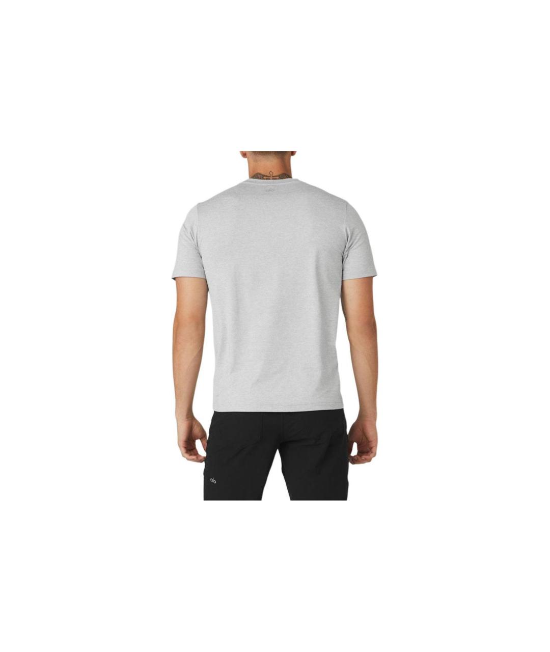 ALO YOGA Серая футболка, фото 2