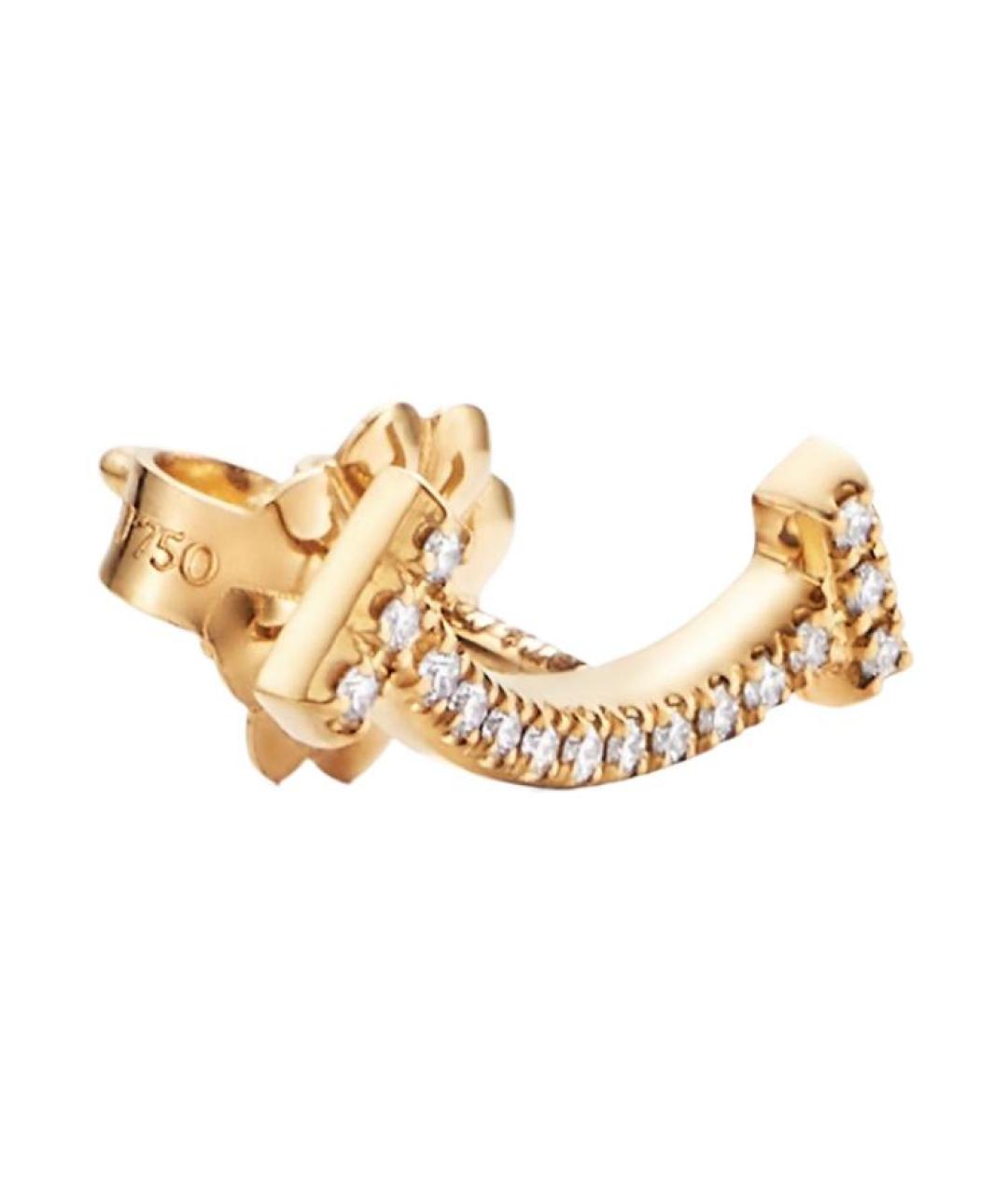 TIFFANY&CO Золотые серьги из желтого золота, фото 2