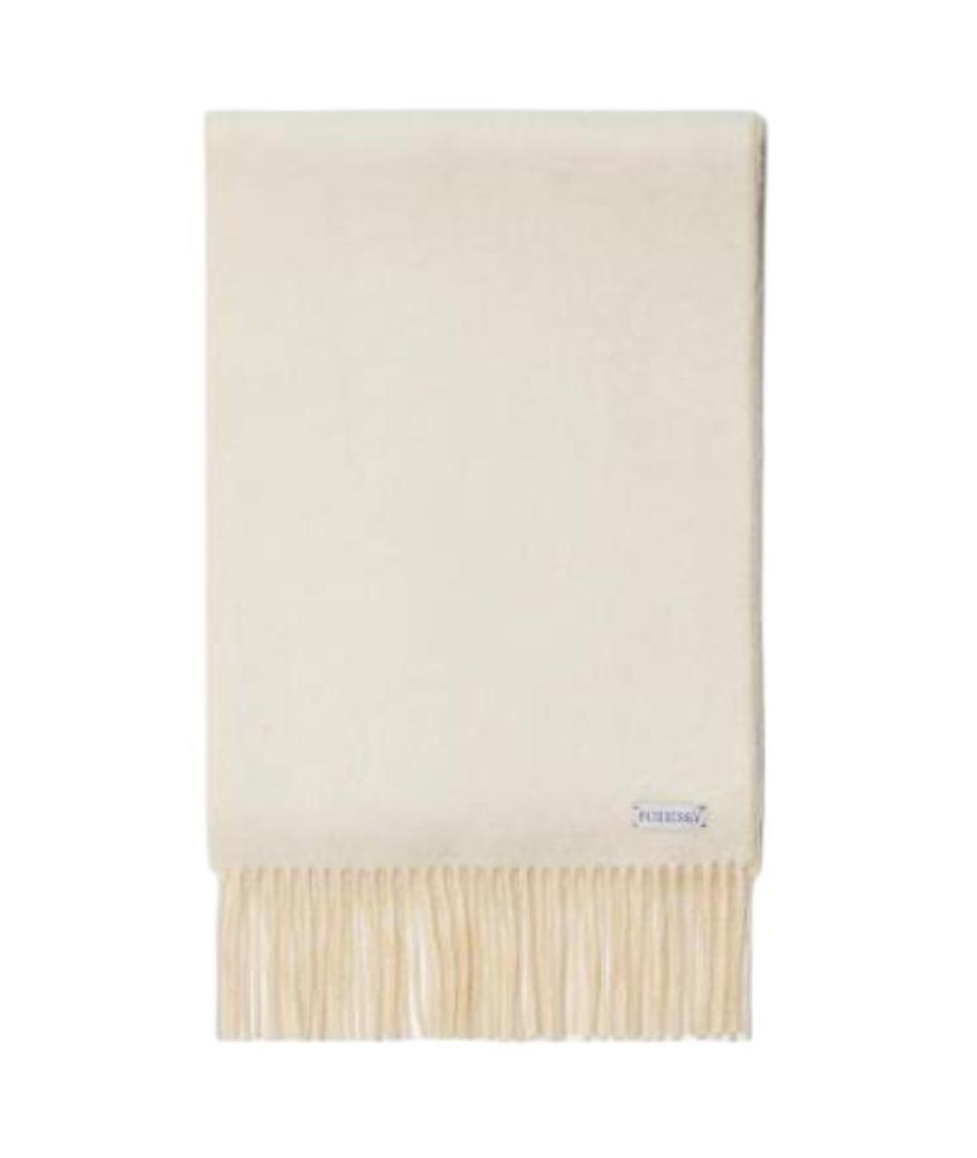 BURBERRY Желтый кашемировый шарф, фото 3