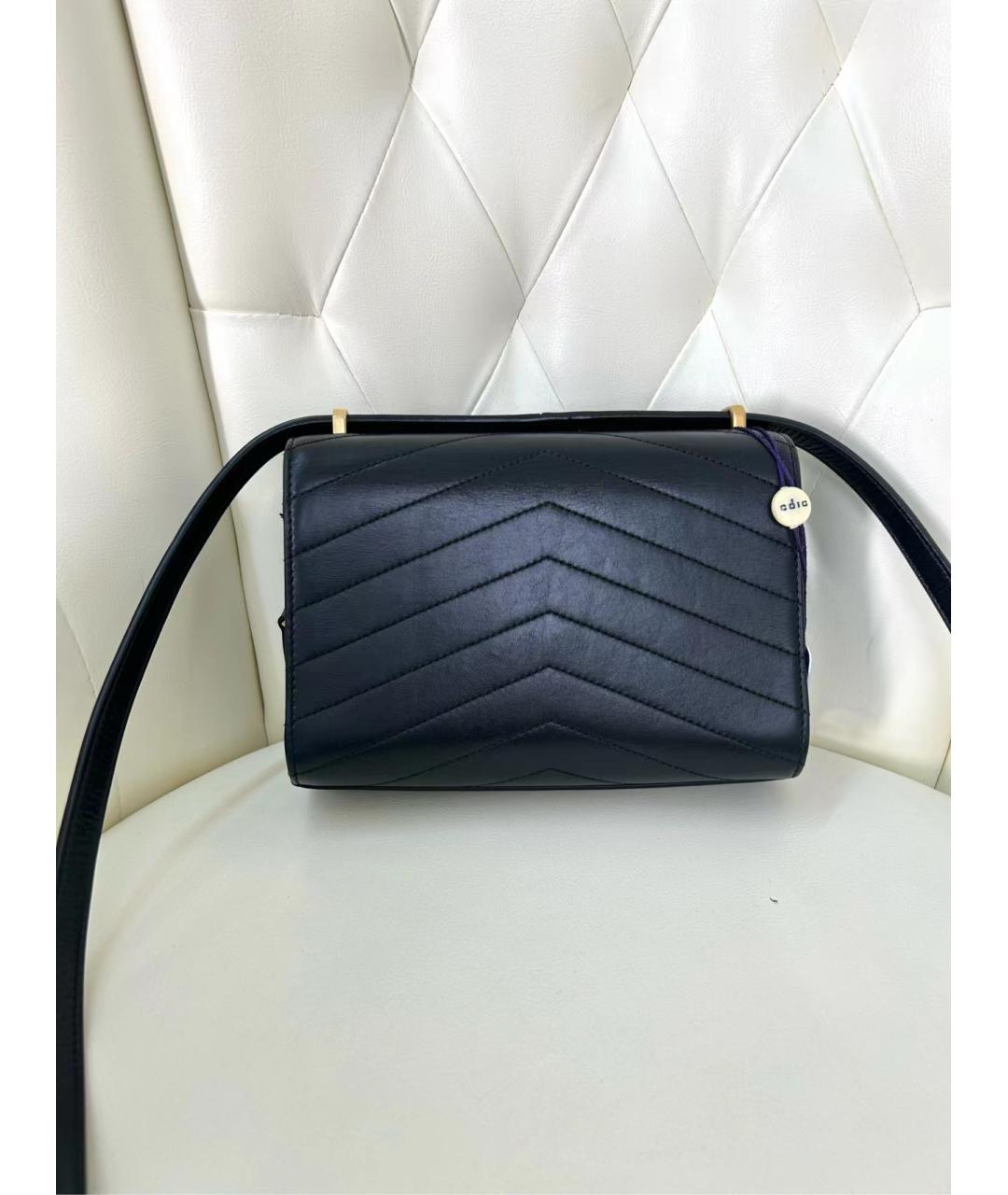 CHANEL Черная кожаная сумка через плечо, фото 8