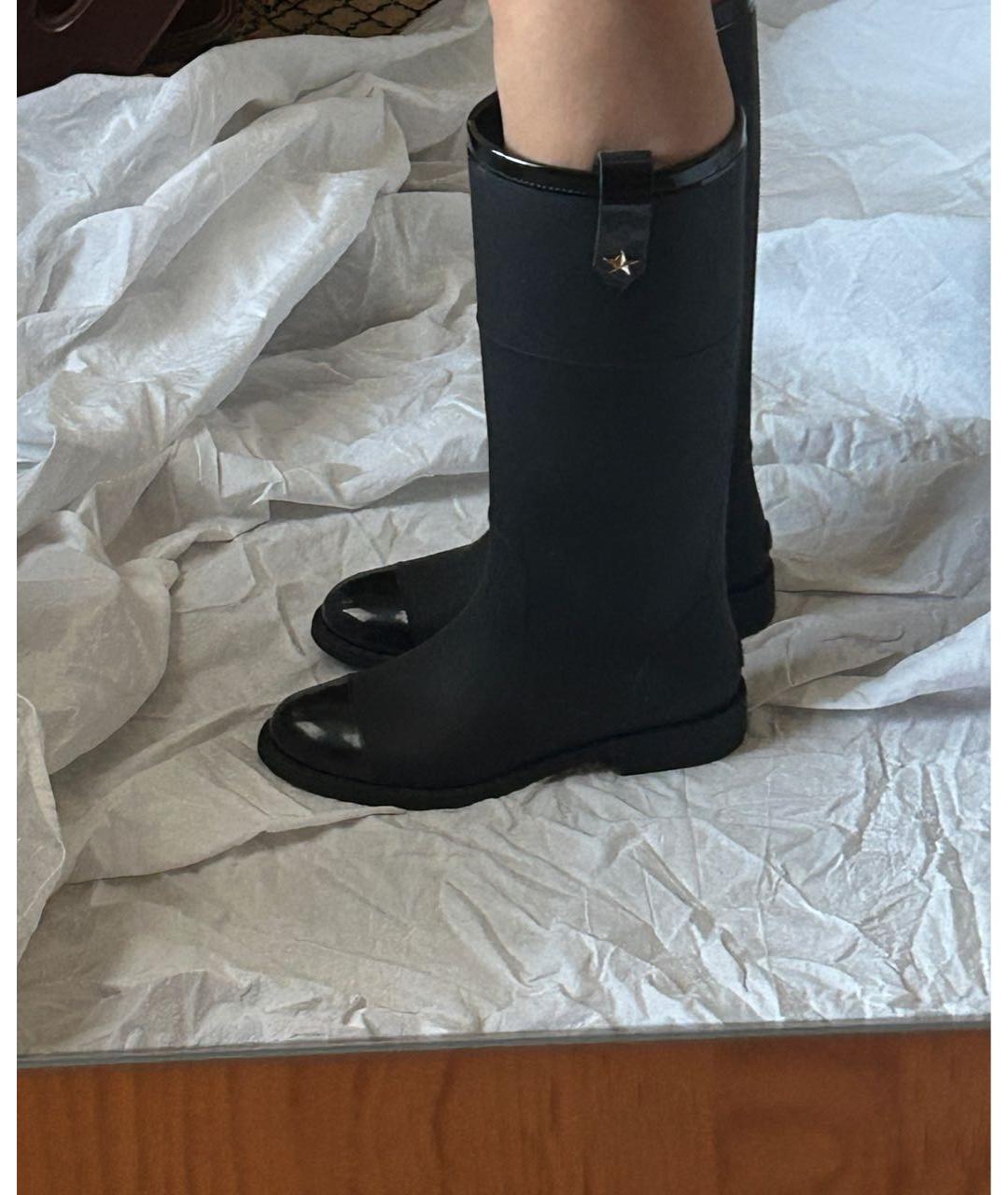 JIMMY CHOO Черные сапоги, фото 5