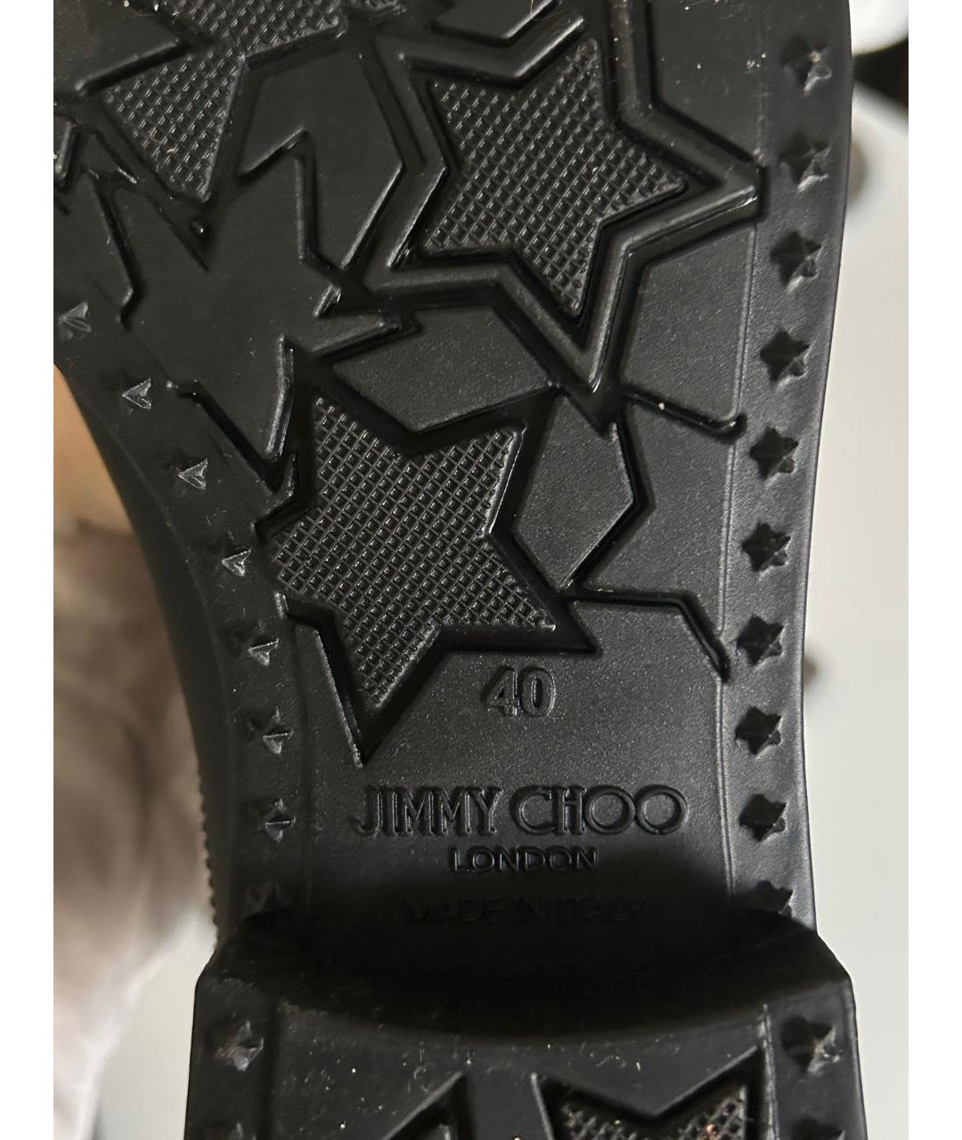 JIMMY CHOO Черные сапоги, фото 6