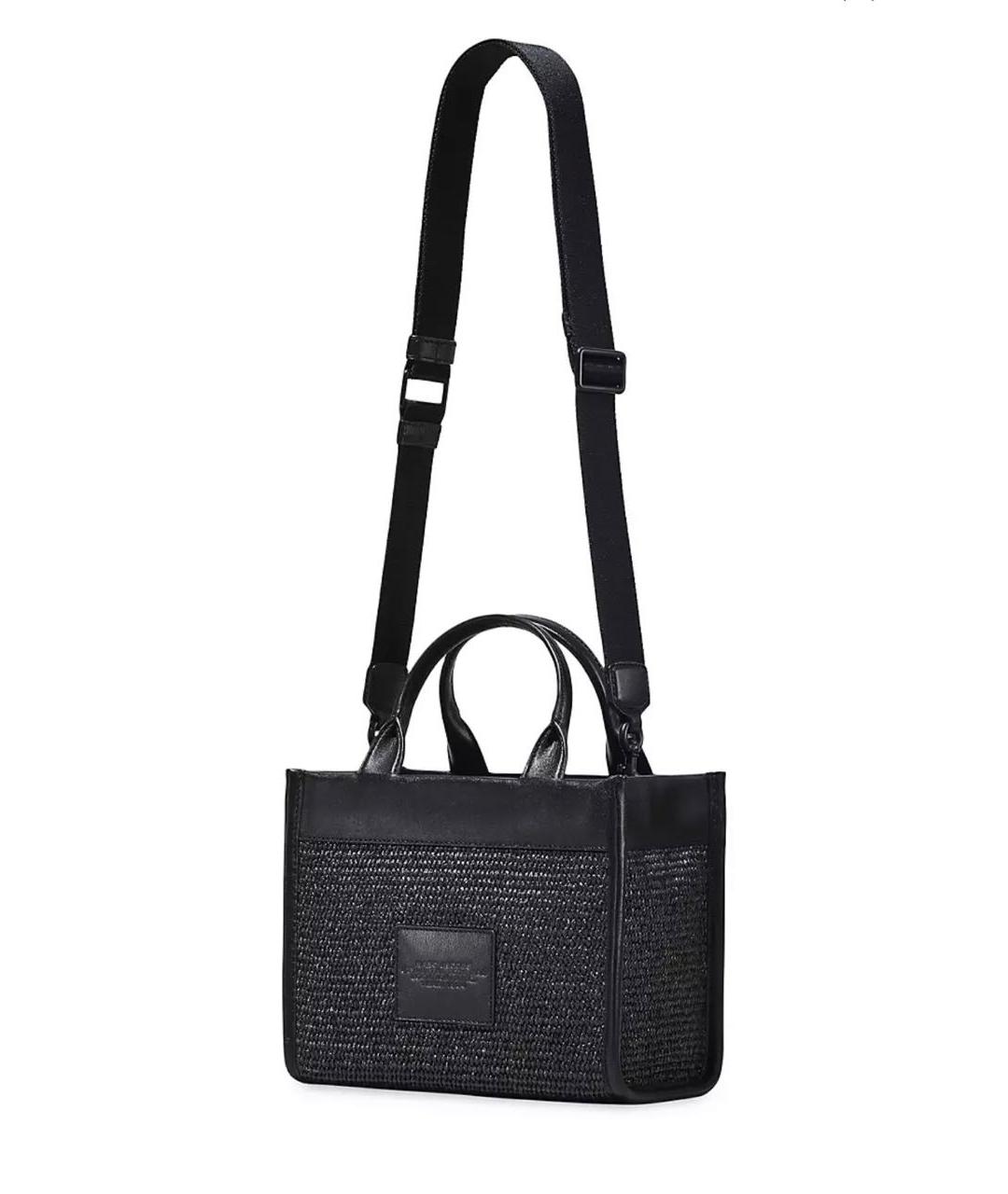 MARC JACOBS Черная сумка тоут из искусственной кожи, фото 7